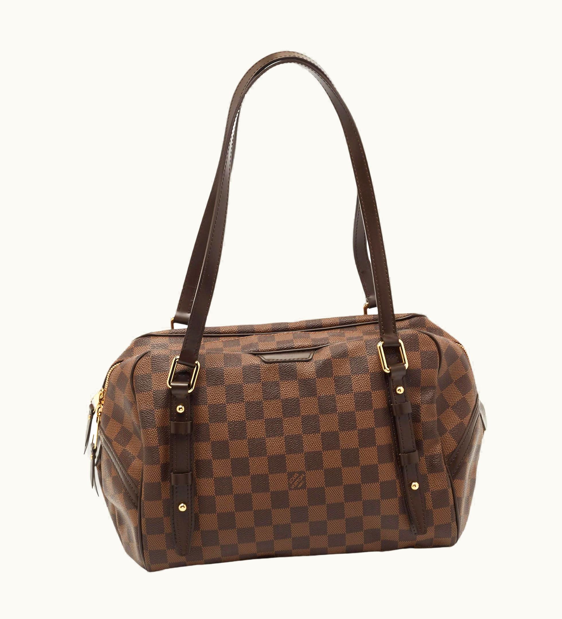 Louis Vuitton Louis Vuitton Damier Ebene Canvas Rivington Gm Bag
