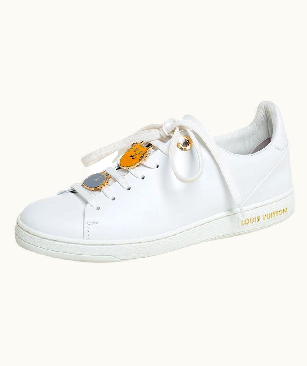 Louis Vuitton Louis Vuitton White Leather Frontrow Sneakers UZ0582330