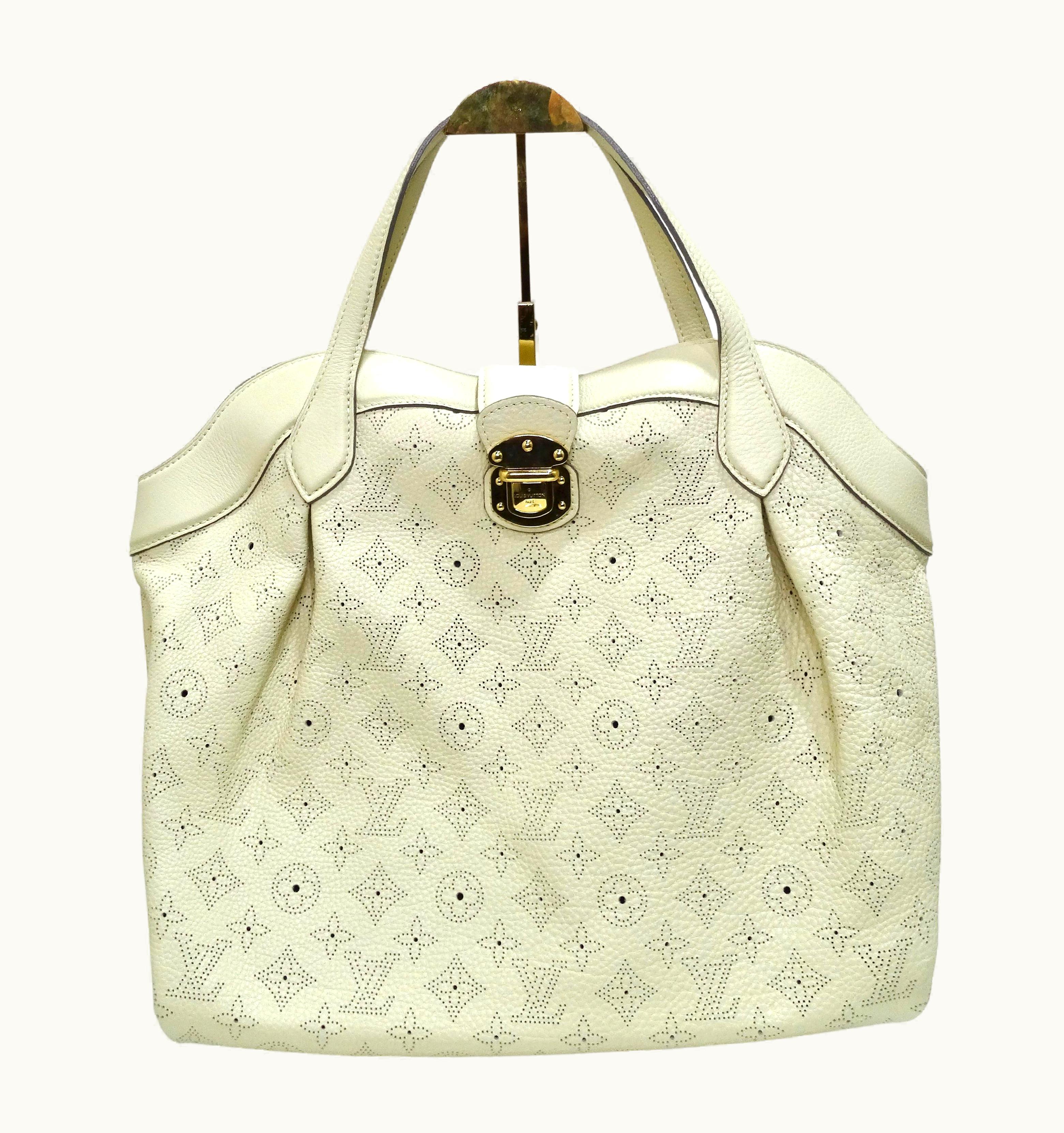 Louis Vuitton Louis Vuitton Off-White Monogram Mahina Cirrus Pm Bag