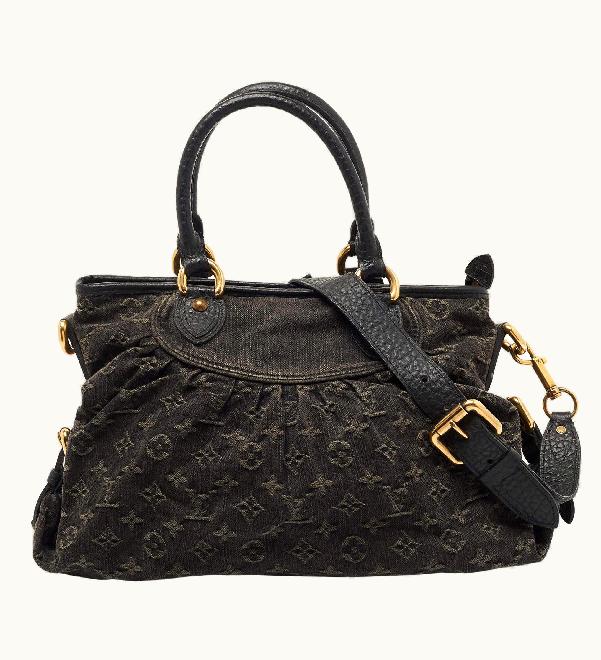Louis Vuitton Louis Vuitton Black Monogram Denim Neo Cabby mm Bag