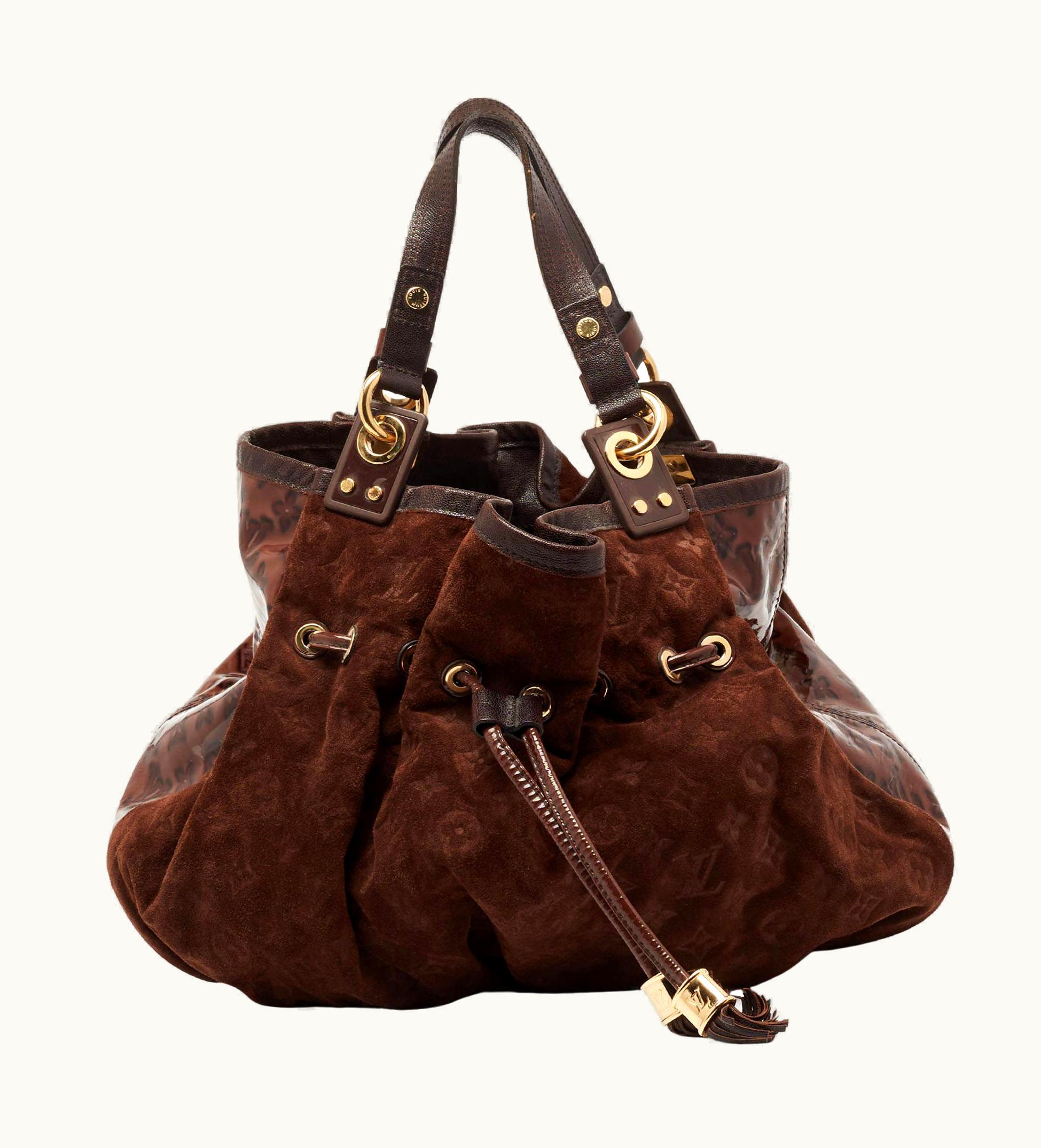 Louis Vuitton Louis Vuitton Espresso Monogram Suede Limited Edition Irene Bag UZ0582354