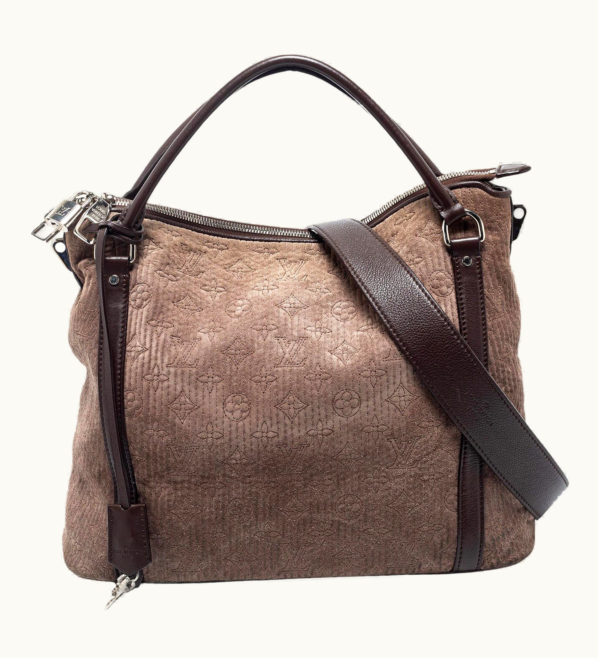 Louis Vuitton Louis Vuitton Brown Monogram Antheia Suede Ixia Pm Bag