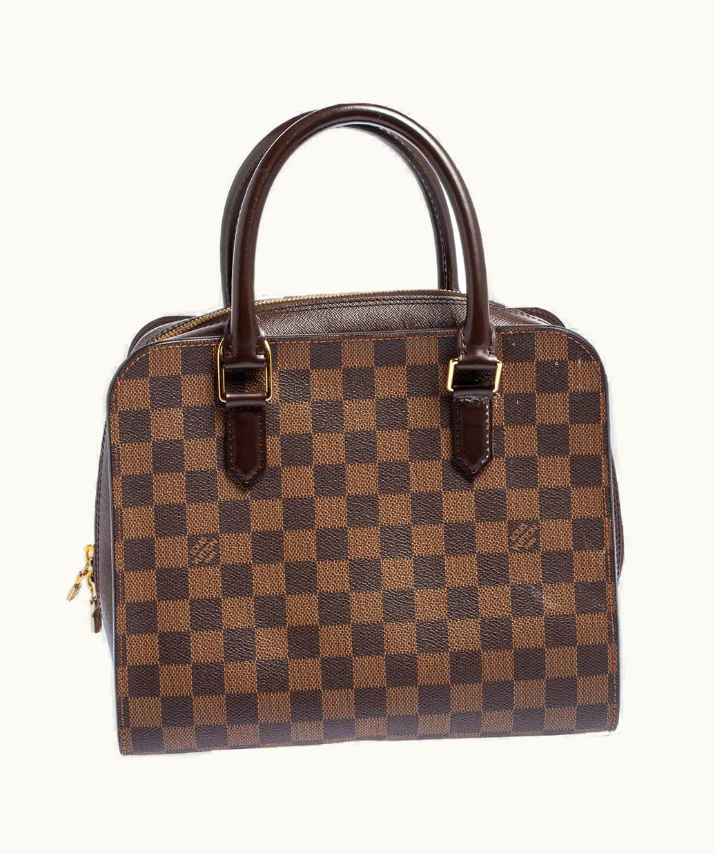 Louis Vuitton Louis Vuitton Damier Ebene Canvas And Leather Triana Bag