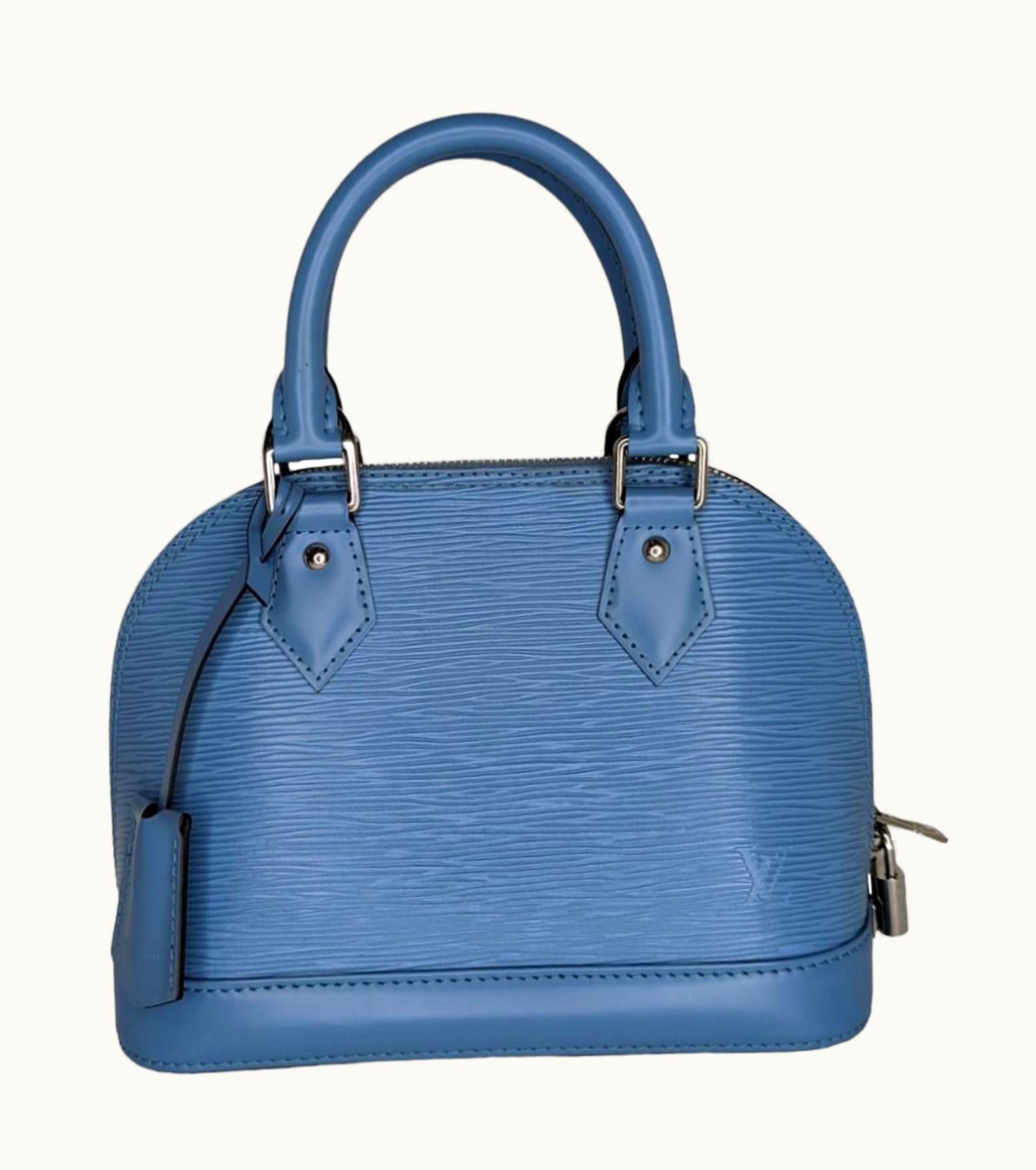 Louis Vuitton Louis Vuitton Epi Alma Bb Satchel WS/S Jacquard Strap