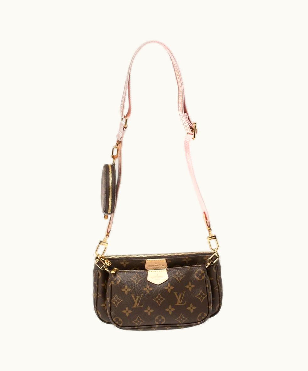 Louis Vuitton Louis Vuitton Rose Clair Monogram Canvas Multi Pochette Accessoires