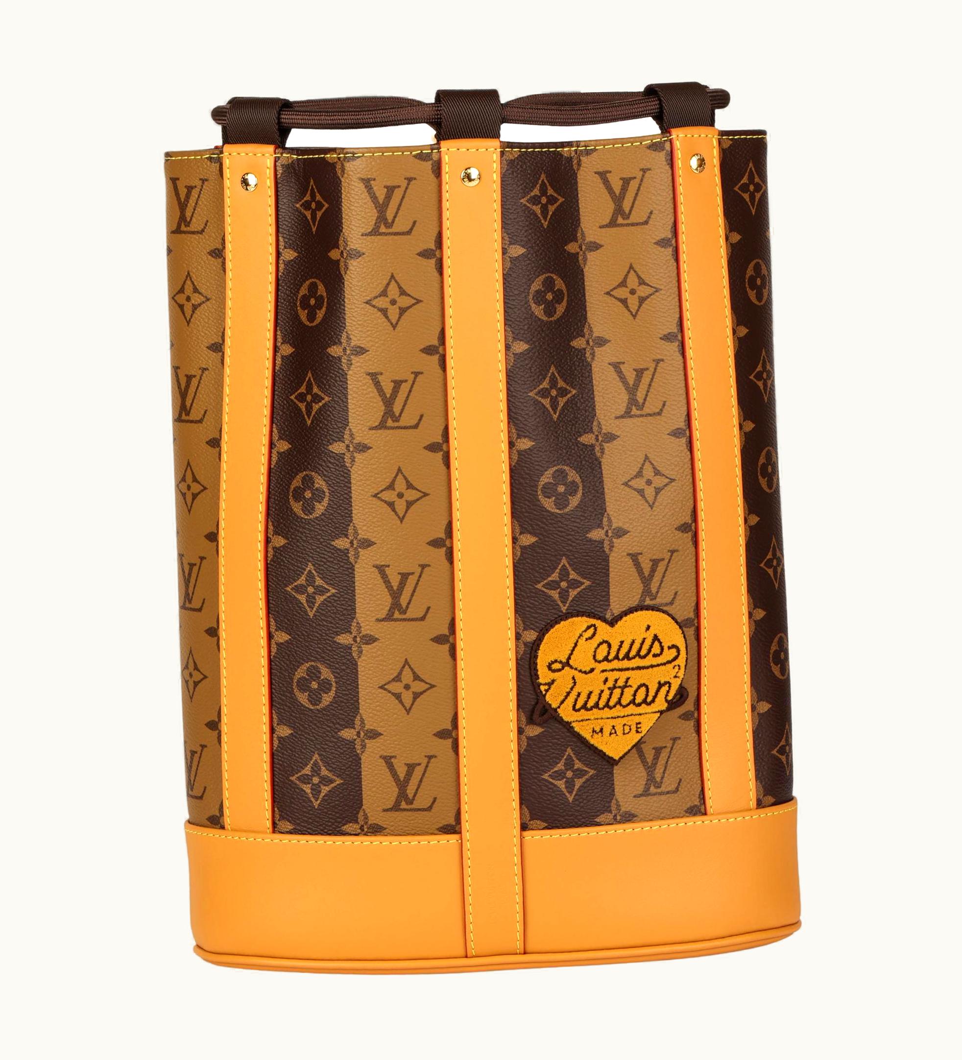 Louis Vuitton Louis Vuitton Nigo Brown Reverso Stripe Monogram Randonnee Messenger