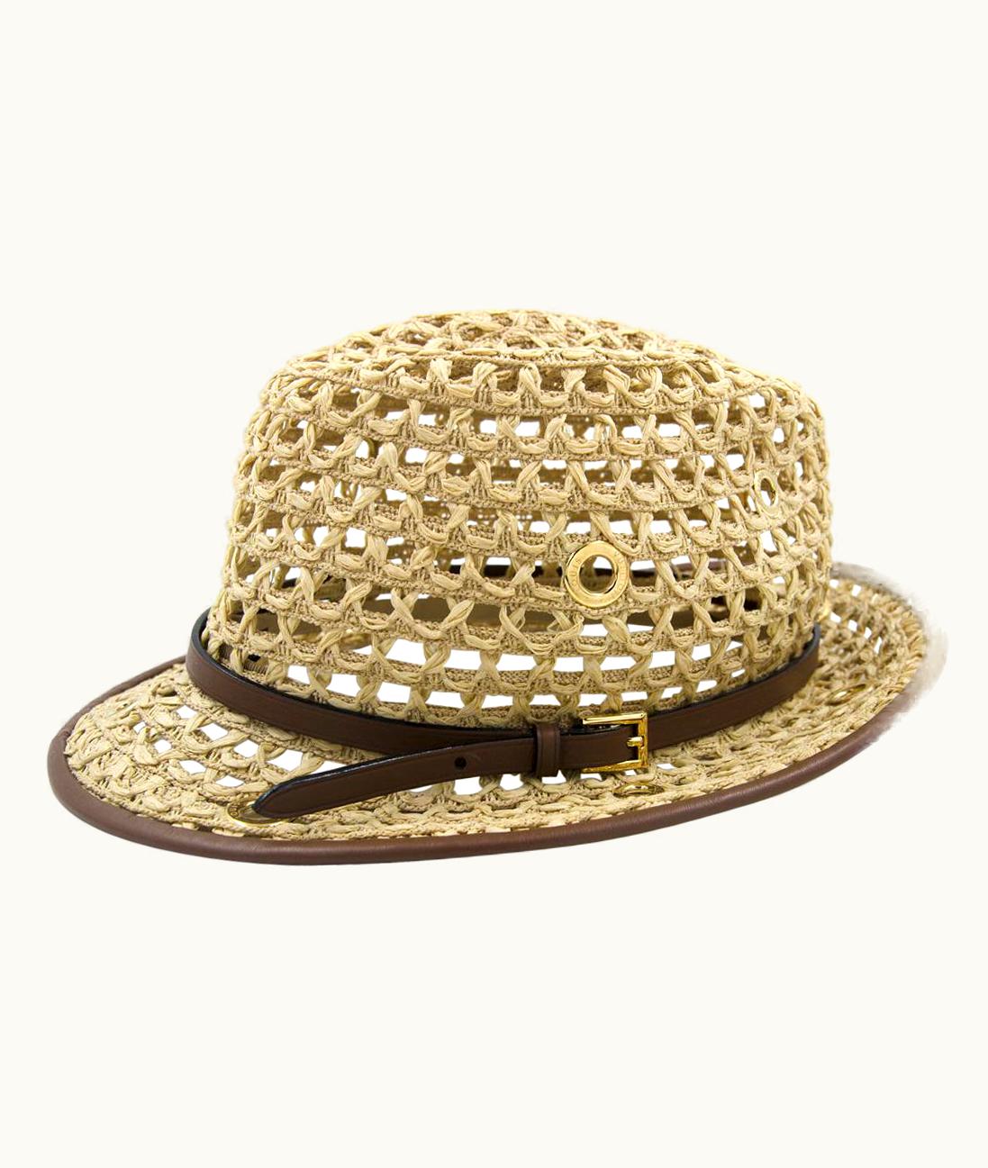 Louis Vuitton Louis Vuitton Straw Panama Cruise 2011 Rafia Summer Sun Hat