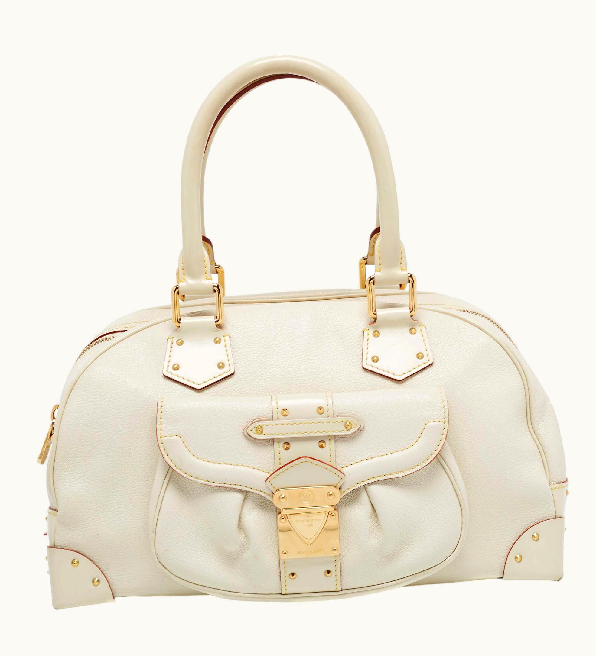 Louis Vuitton Louis Vuitton Ivory Suhali Leather Limited Edition Le Superbe Bag