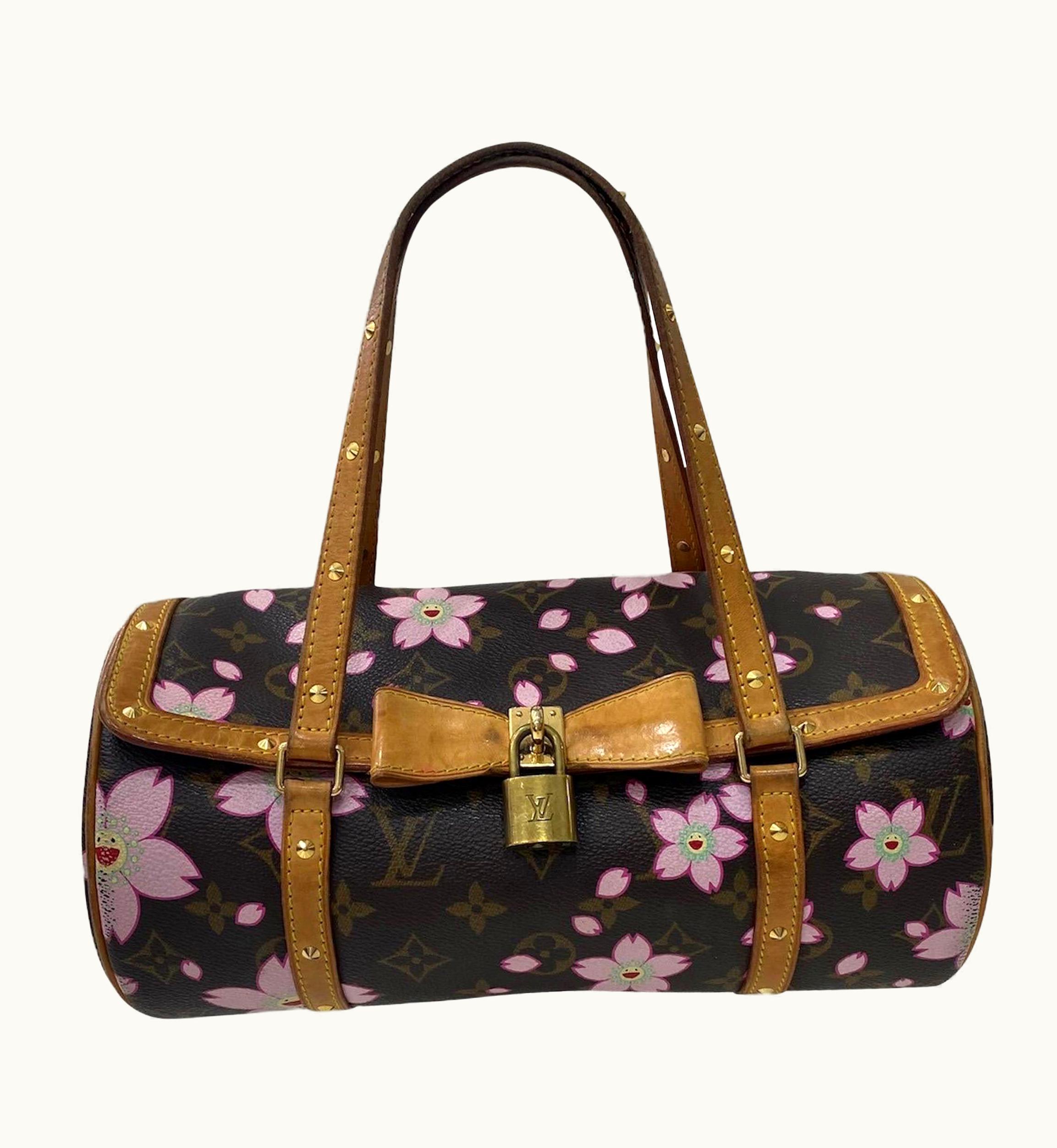 Louis Vuitton Louis Vuitton Papillon Takashi Murakami Limited Edition Shoulder Bag