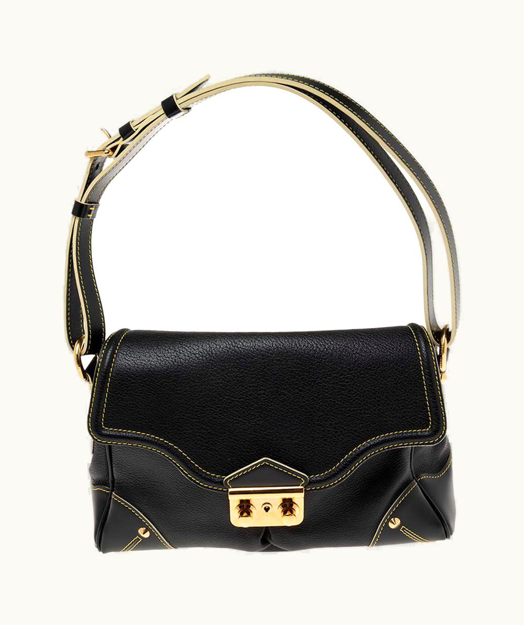 Louis Vuitton Louis Vuitton Black Suhali Leather 'Absolu De Voyage Bag UZ0582433