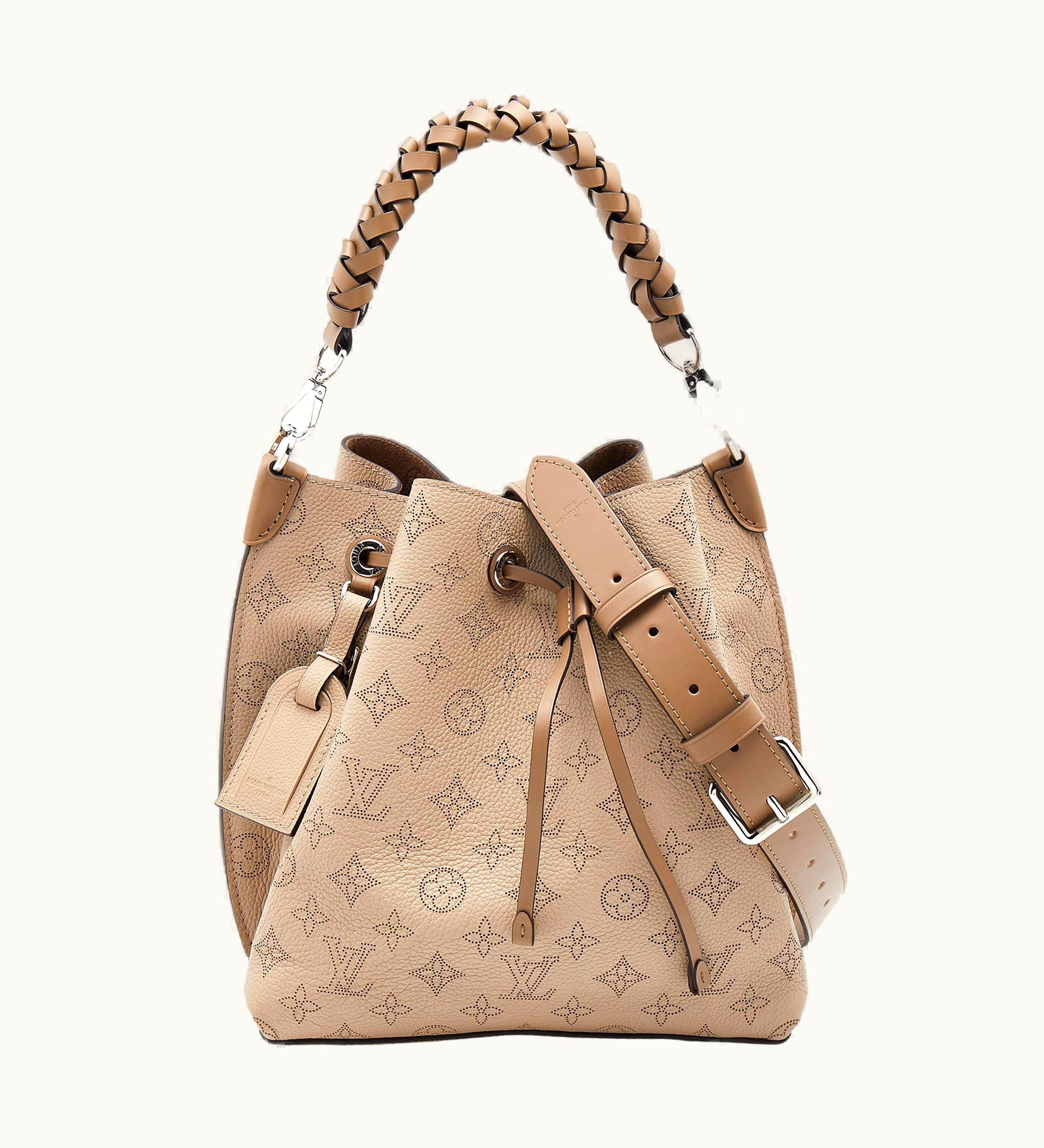 Louis Vuitton Louis Vuitton Gallet Monogram Mahina Leather Muria Bucket Bag