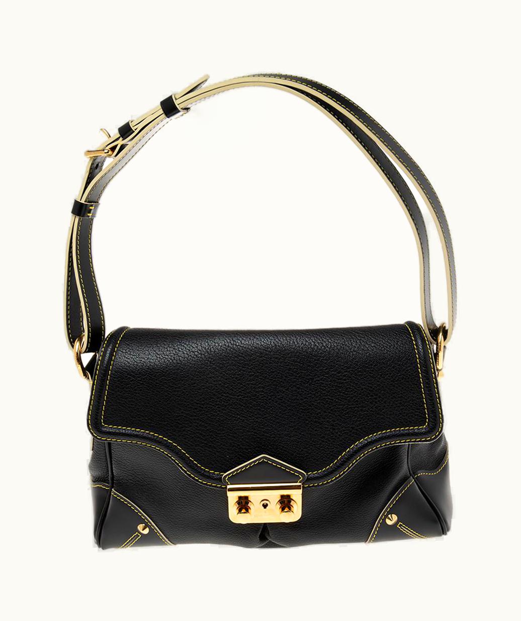 Louis Vuitton Louis Vuitton Black Suhali Leather 'Absolu De Voyage Bag UZ0582482