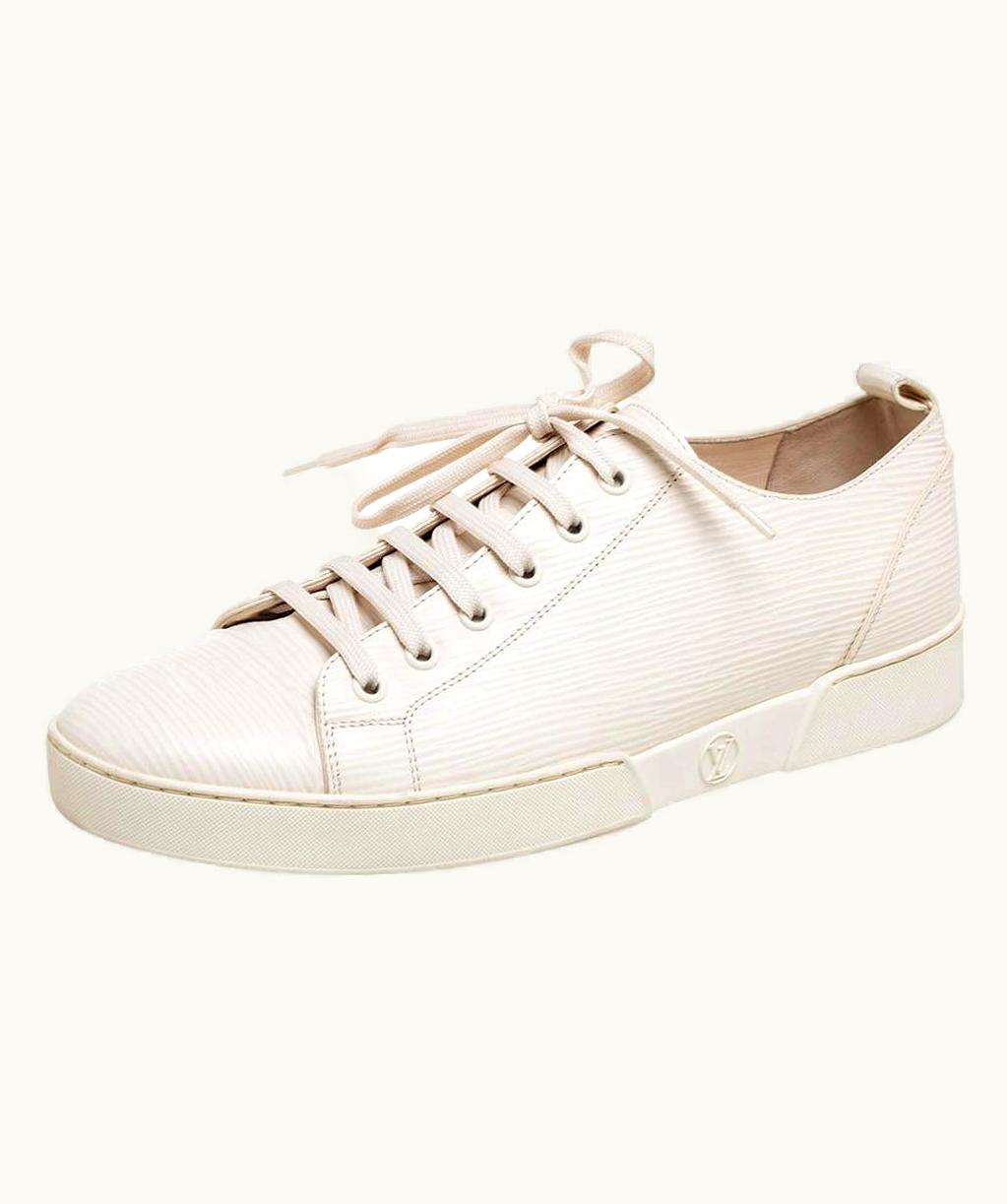 Louis Vuitton Louis Vuitton Cream Epi Leather Match Up Sneakers
