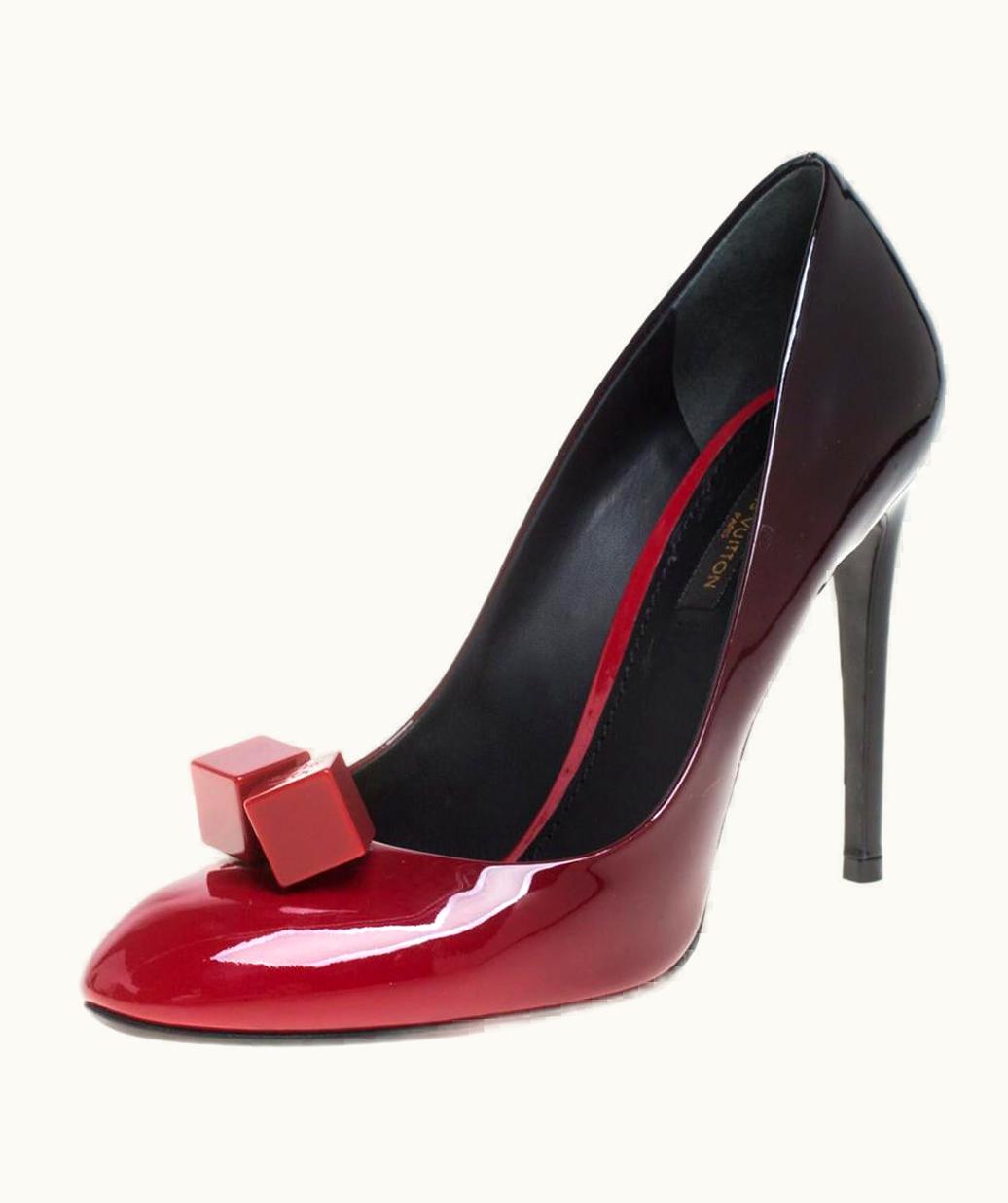 Louis Vuitton Louis Vuitton Two Tone Patent Leather Ombre Pumps