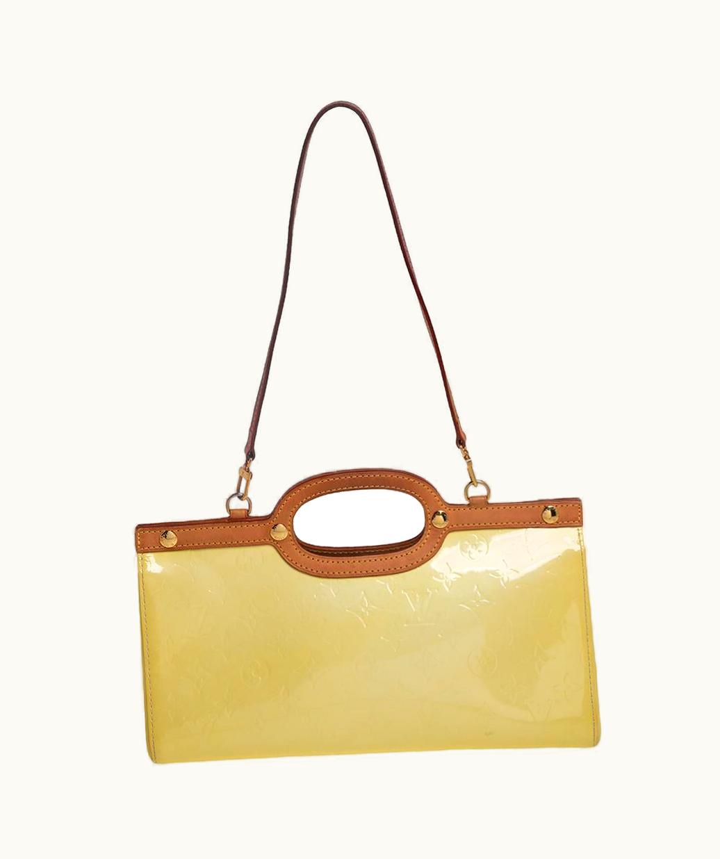 Louis Vuitton Louis Vuitton Vert Impression Monogram Vernis Roxbury Drive Bag