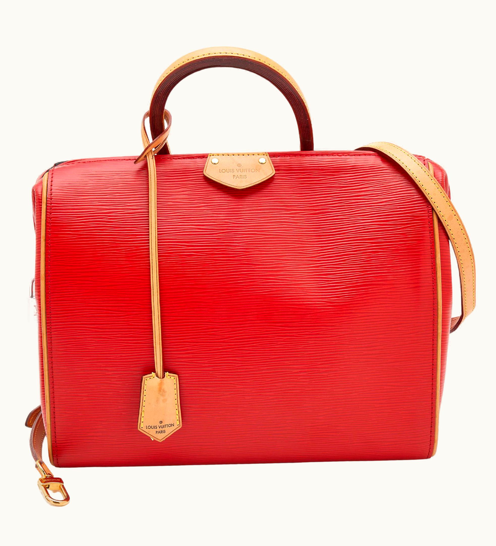 Louis Vuitton Louis Vuitton Coquelicot Epi Leather Doc Pm Bag