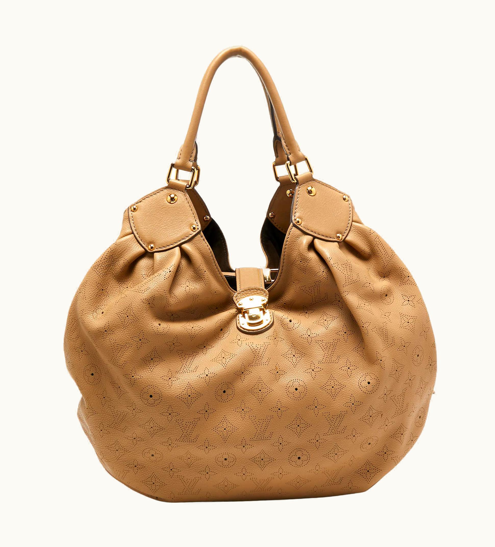 Louis Vuitton Louis Vuitton Biscuit Monogram Mahina Leather Bag UZ0582561