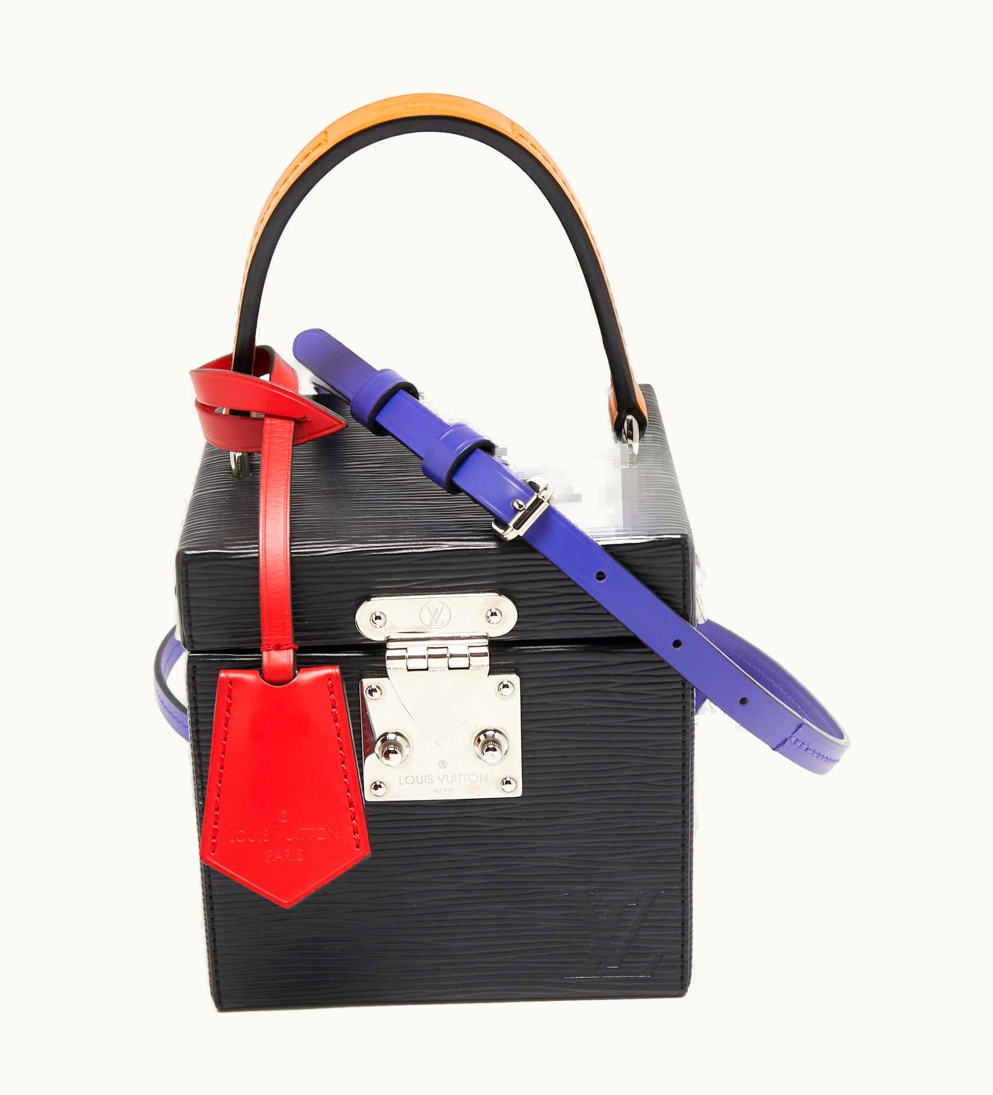 Louis Vuitton Louis Vuitton Black Epi Leather Bleecker Box Bag