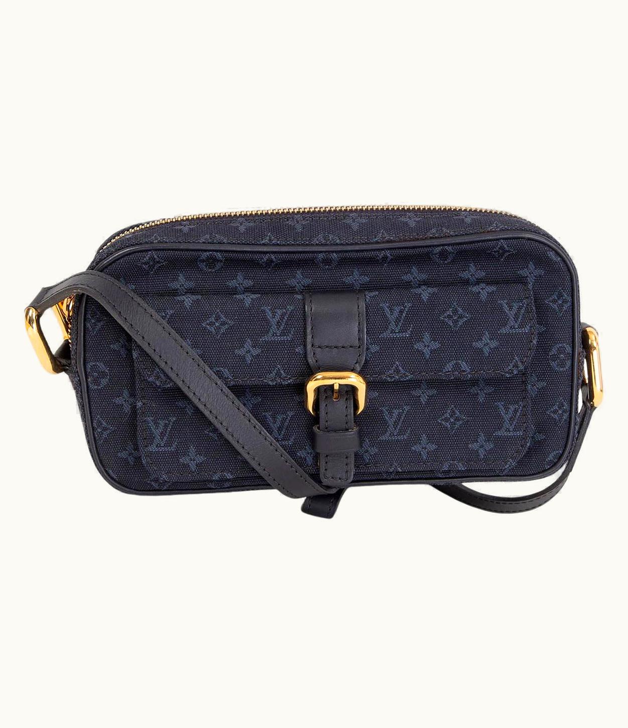 Louis Vuitton Louis Vuitton Navy Blue Monogram Mini Lin Juliette mm Crossbody Bag