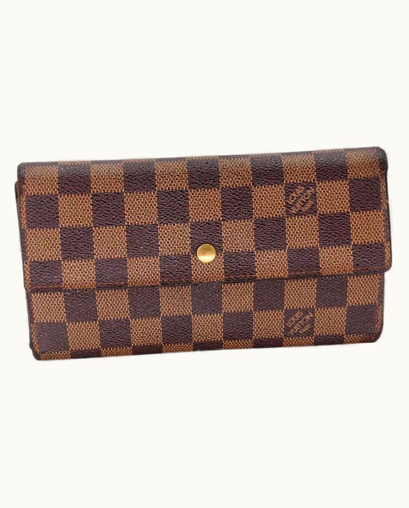 Louis Vuitton Louis Vuitton Damier Ebene Canvas Sarah Travel Wallet Lv-0402n-0105