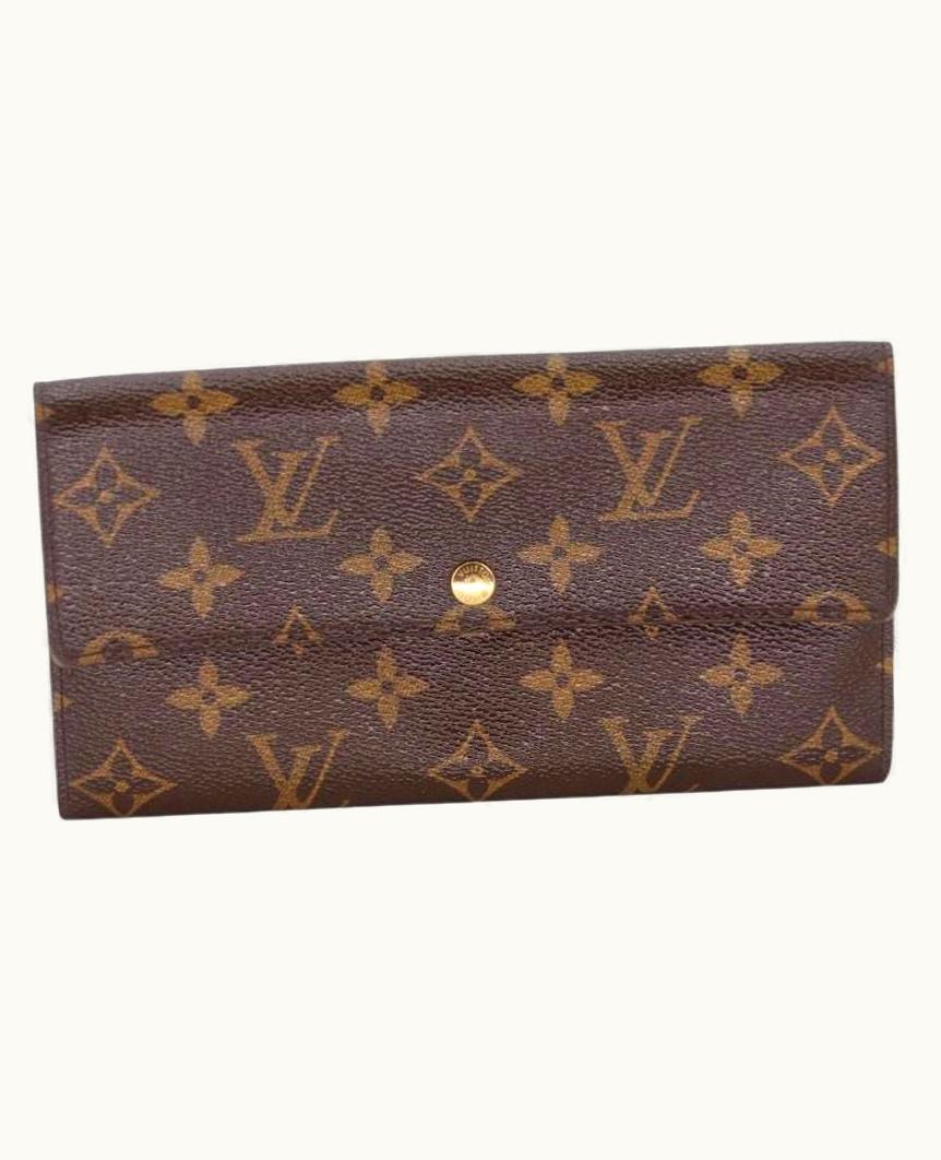 Louis Vuitton Louis Vuitton Monogram Coated Canvas Sarah Continental Wallet Lv-1118p-0022