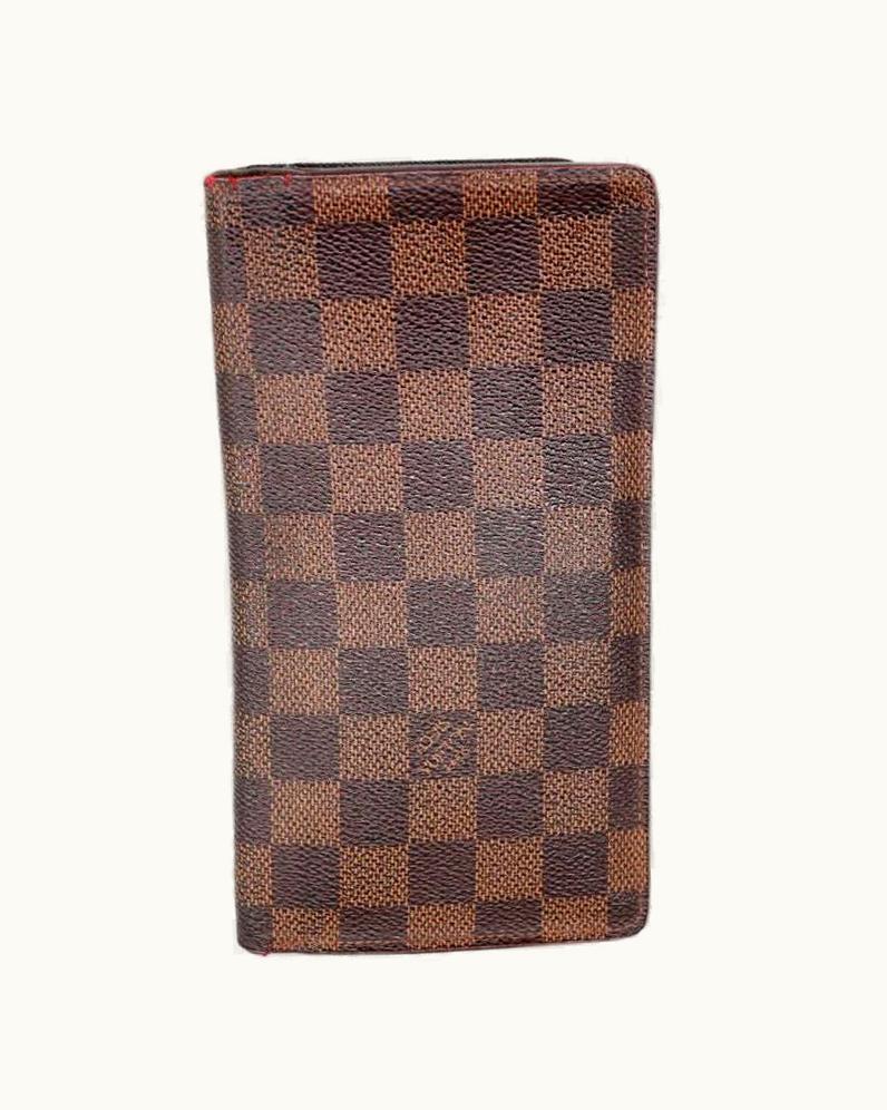Louis Vuitton Louis Vuitton Damier Monogram Gm Travel Checkbook Wallet Lv-1202p-0001