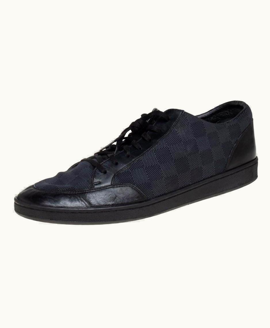 Louis Vuitton Louis Vuitton Damier Graphite Nylon And Leather Offshore Sneakers