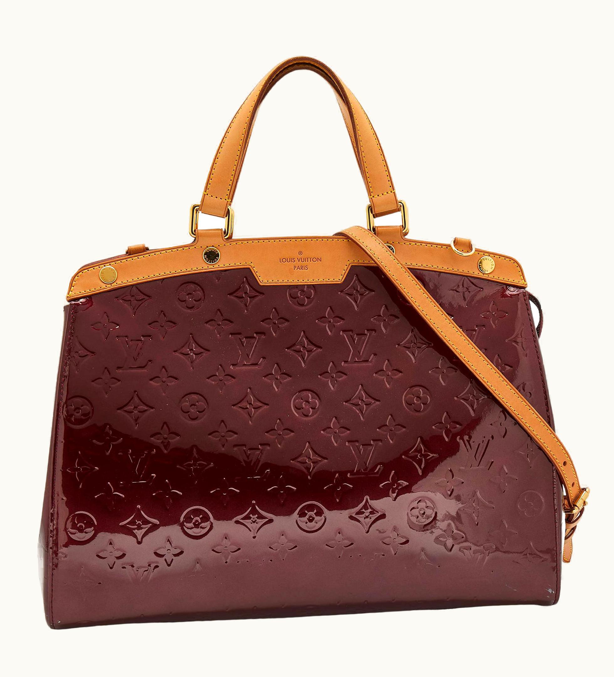 Louis Vuitton Louis Vuitton Rouge Fauviste Monogram Vernis Brea Gm Bag