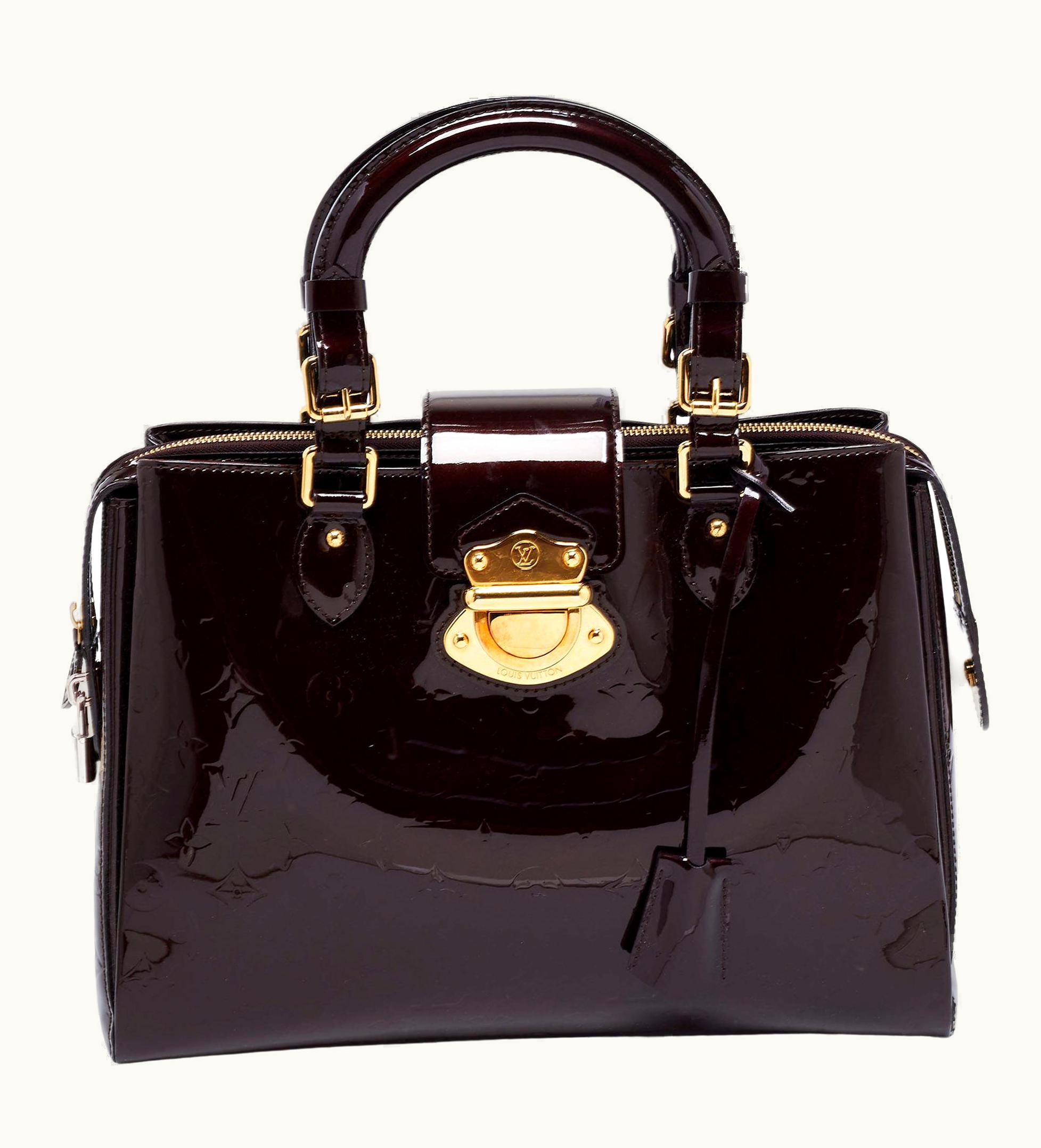 Louis Vuitton Louis Vuitton Griotte Monogram Vernis Melrose Avenue Bag