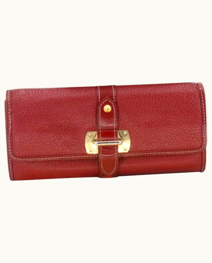 Louis Vuitton Louis Vuitton Pebbled Strap Buckle Long Continental Wallet Lv-w0930p-0414