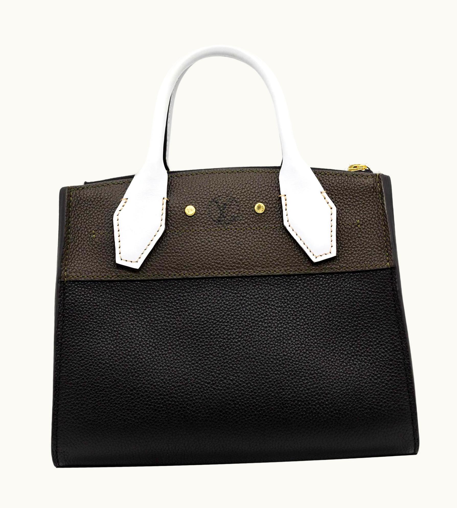 Louis Vuitton Louis Vuitton Taurillon Leather Tri-Color City Steamer Mini Bag France