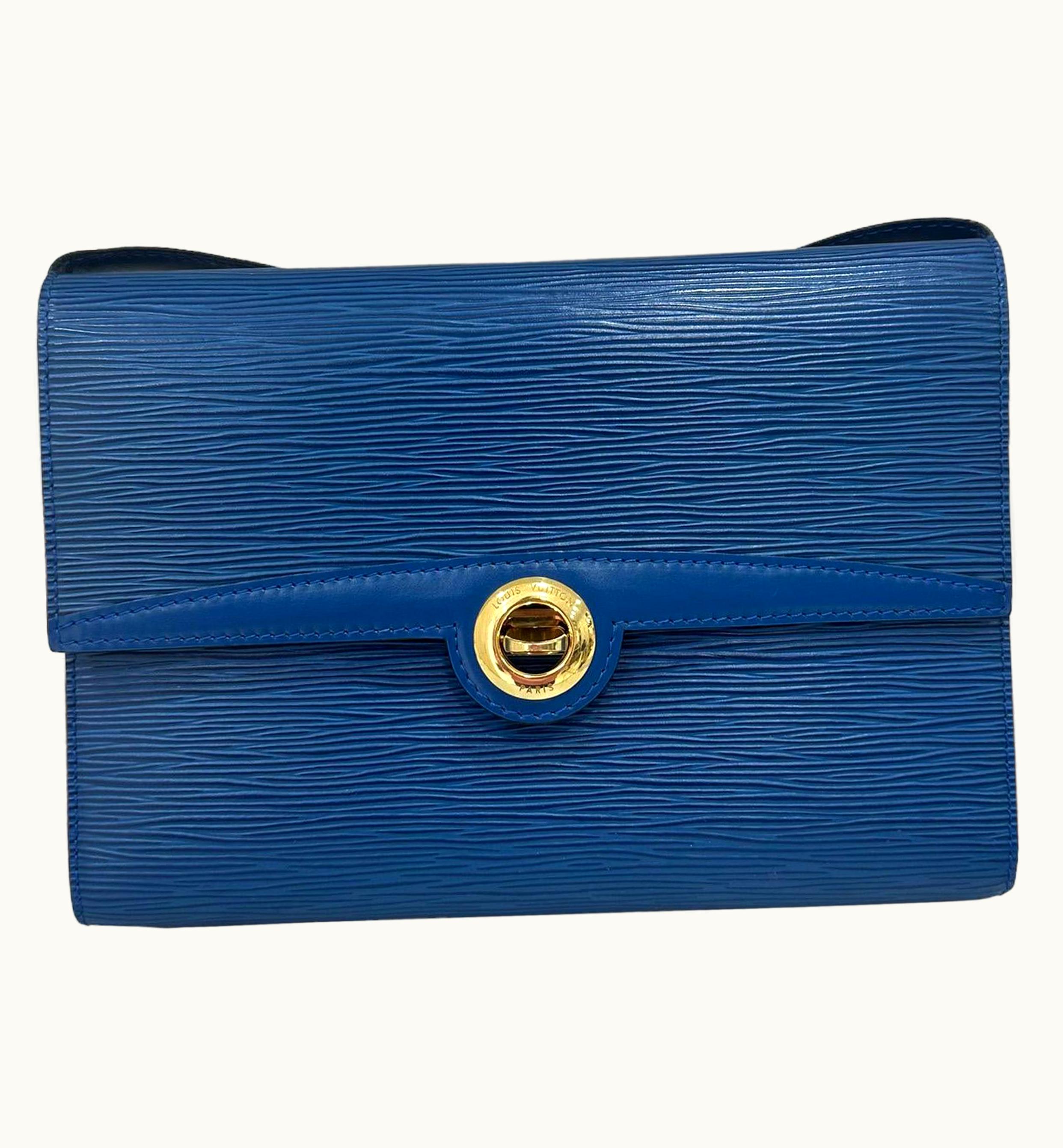 Louis Vuitton Louis Vuitton Arche Pm Blue Epi Leather Shoulder Bag