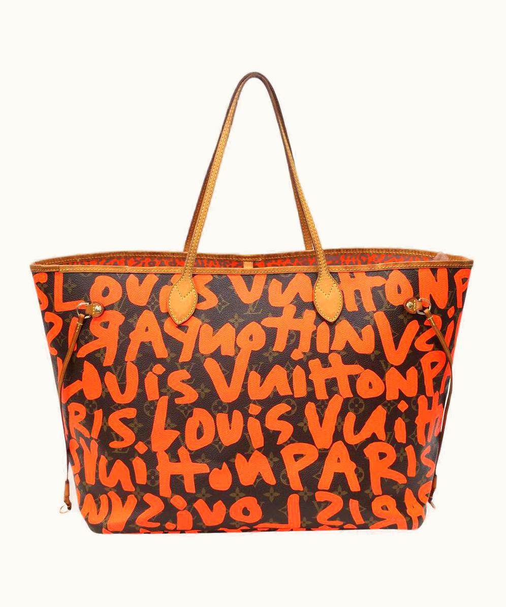 Louis Vuitton Louis Vuitton Neverfull Graffiti Gm Rare Monogram Stephen Sprouse Lv-0618n-0005