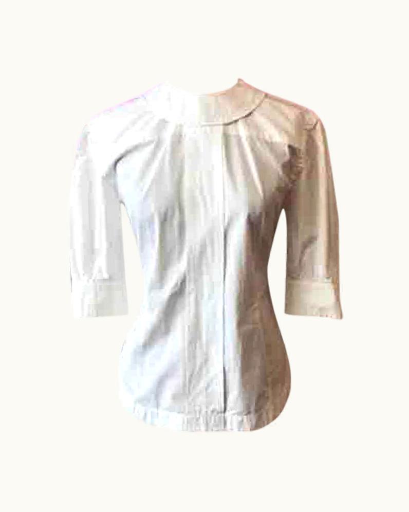 Louis Vuitton Louis Vuitton White Cotton Fetish Shirt Fall 2011 Runway