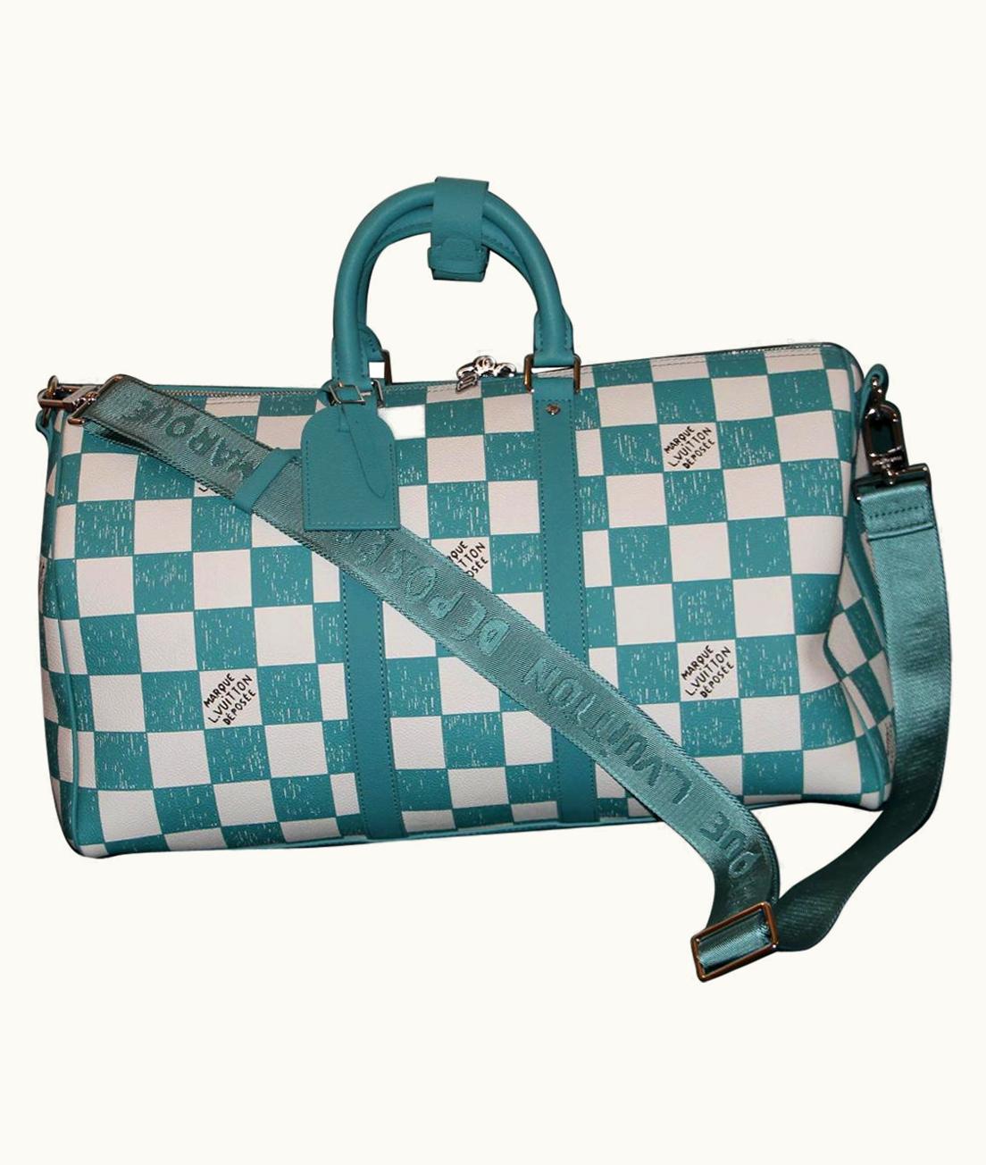 Louis Vuitton 2021 Limited Edition Louis Vuitton Keepall Bandoulière 45 Bag Virgil Abloh