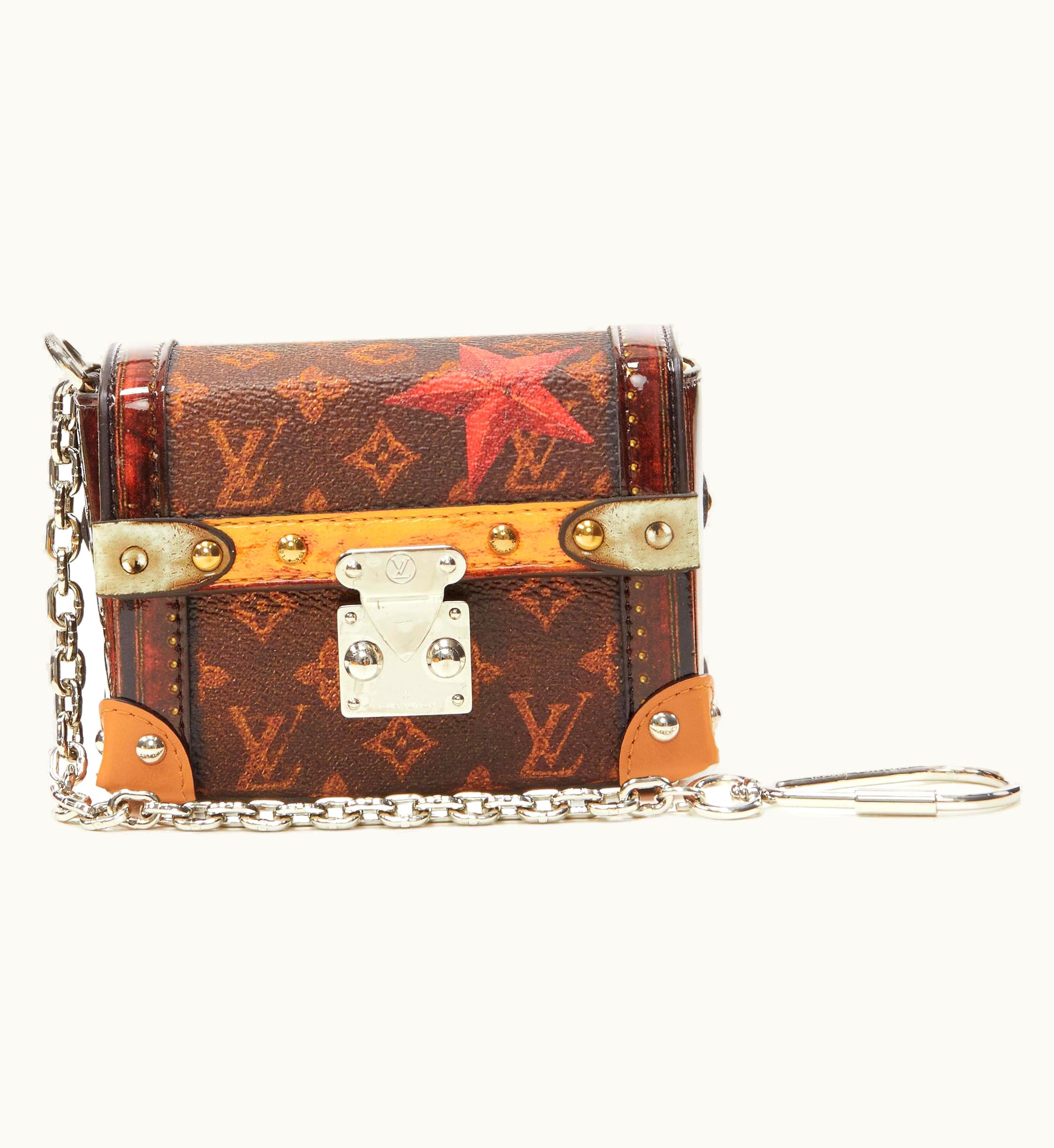 Louis Vuitton Rare Louis Vuitton Essential Trunk Nm Time Vintage Monogram Key Chain Bag Charm
