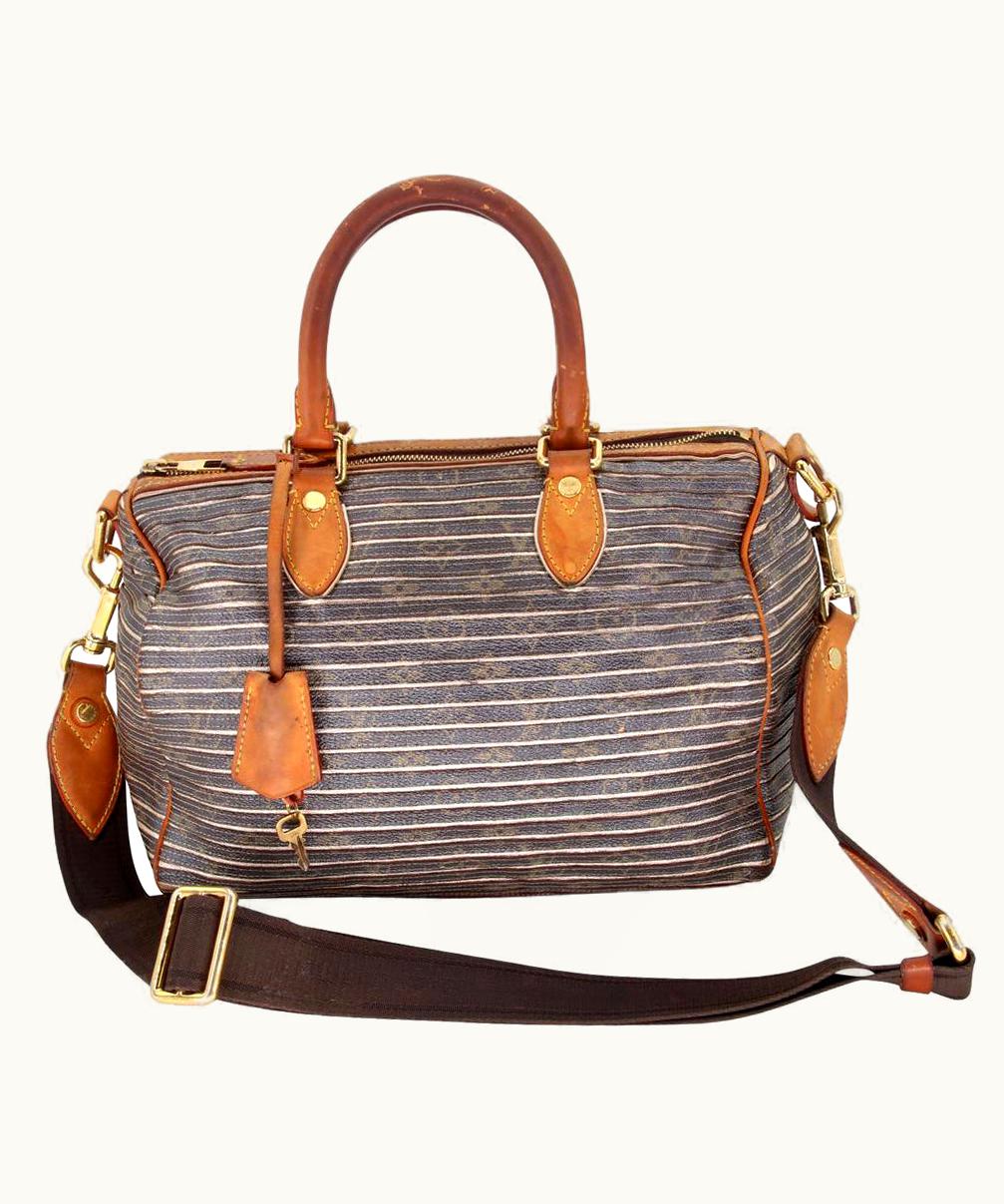 Louis Vuitton Louis Vuitton Speedy Eden Ltd Ed Bandouliere Pesh Monogram Canvas Cross Body Bag