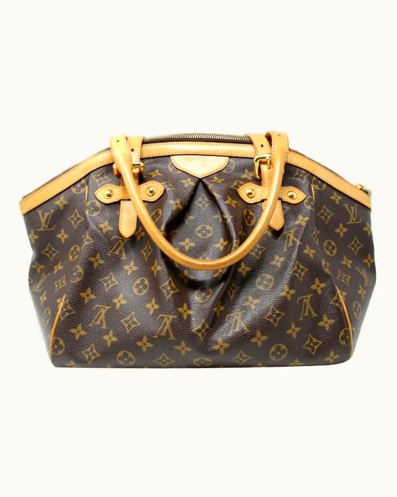 Louis Vuitton Louis Vuitton Monogram Canvas Gm Leather Tote Tivoli Shoulder Bag Lv-0602n-0016