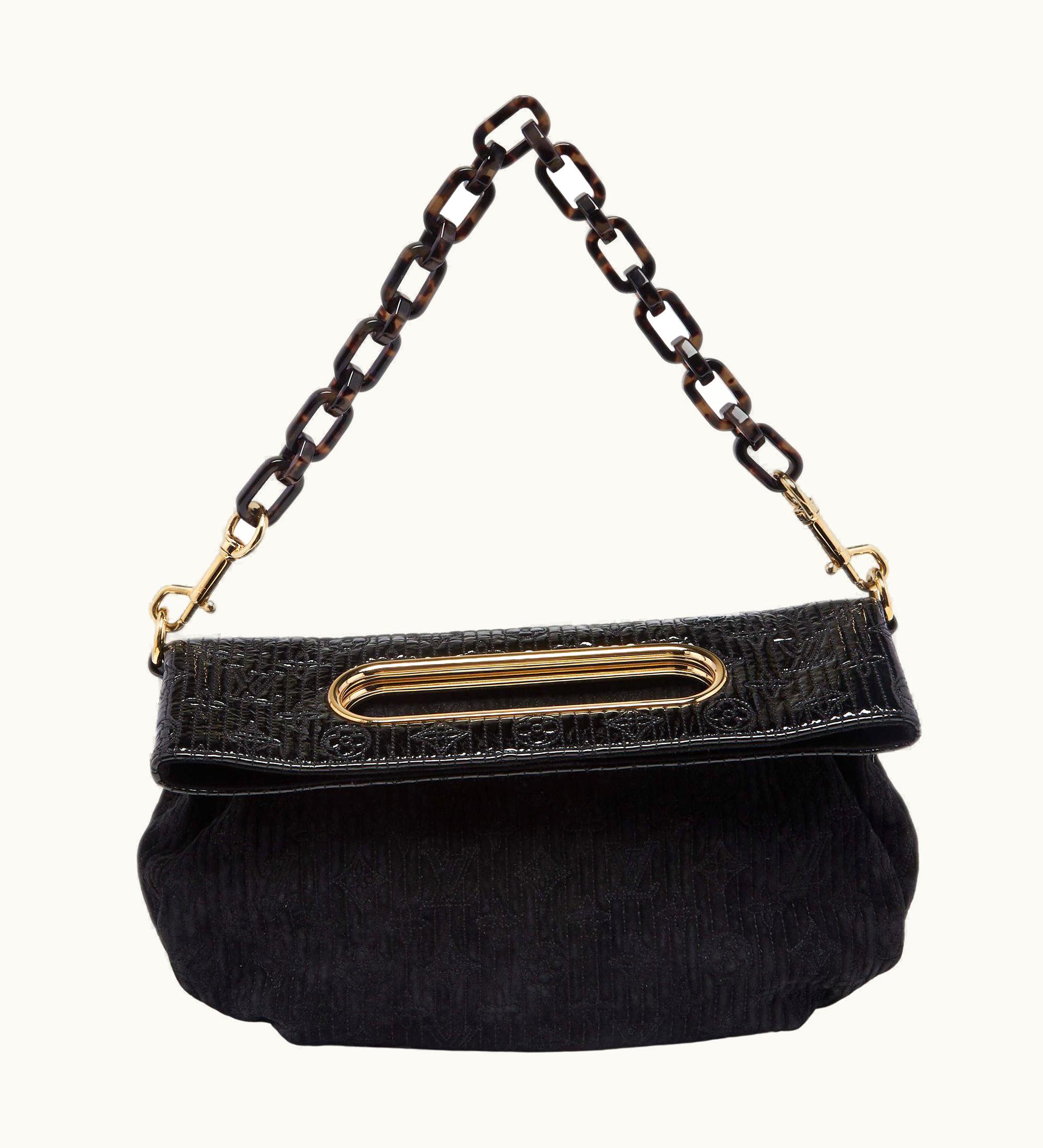 Louis Vuitton Louis Vuitton Black Monogram Limited Edition Motard Before Dark Clutch UZ0582811