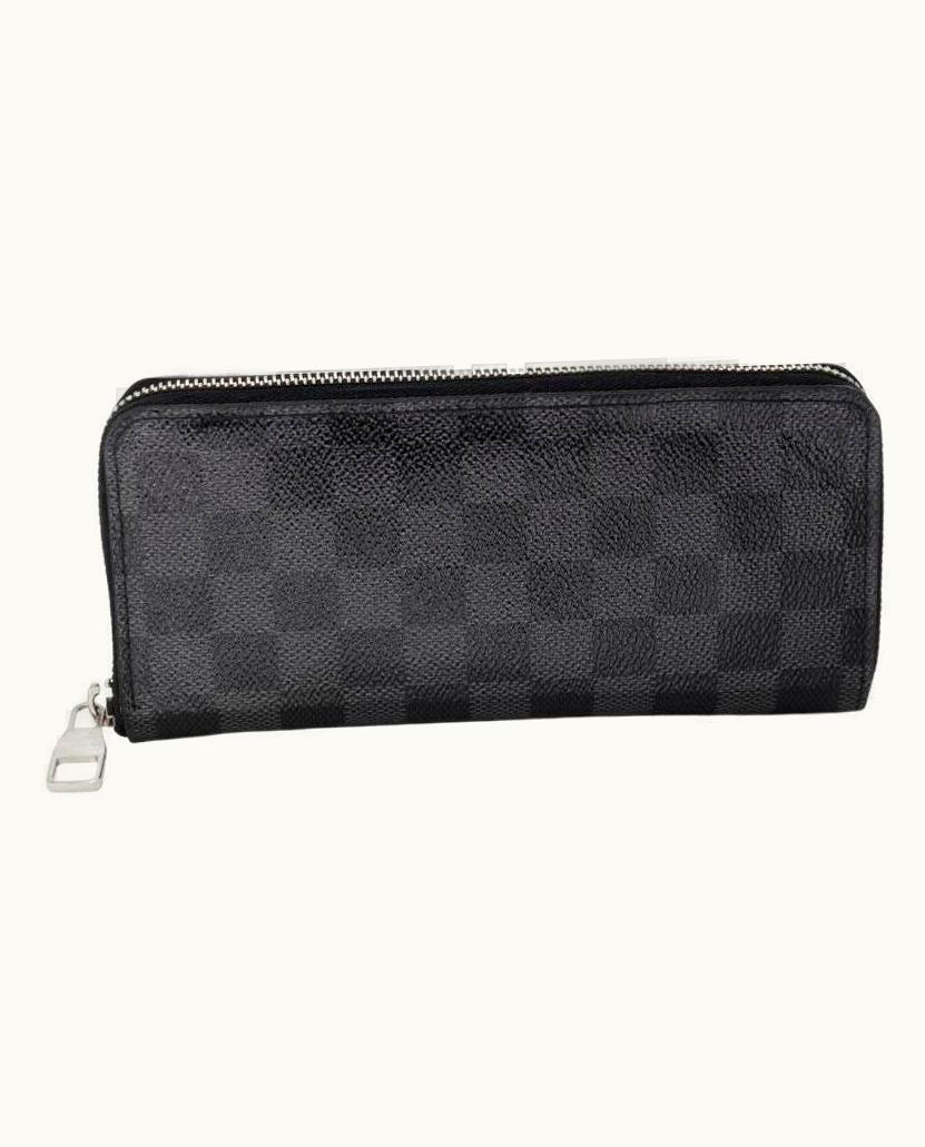 Louis Vuitton Louis Vuitton Zip Around Damier Gm Graphite Coated Canvas Wallet Lv-0729n-0002