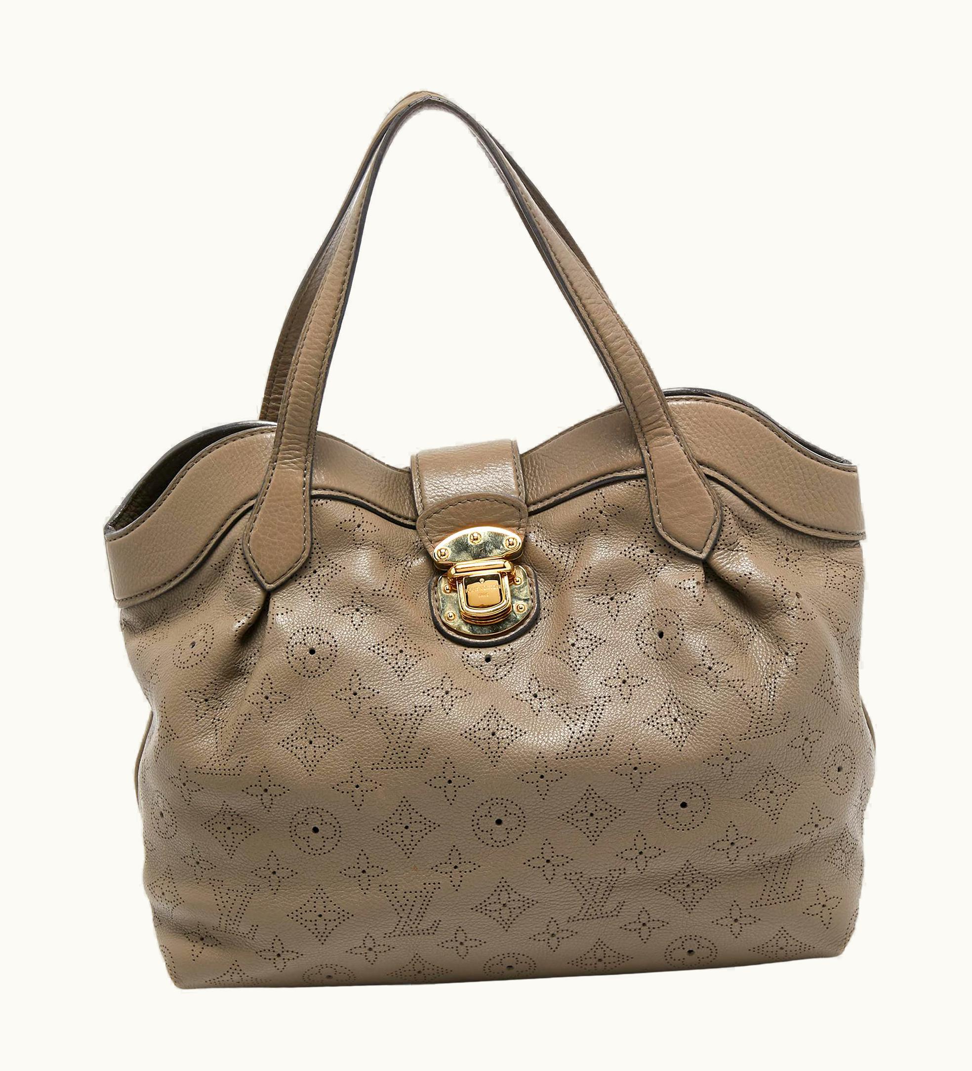 Louis Vuitton Louis Vuitton Taupe Monogram Mahina Leather Cirrus Pm Bag