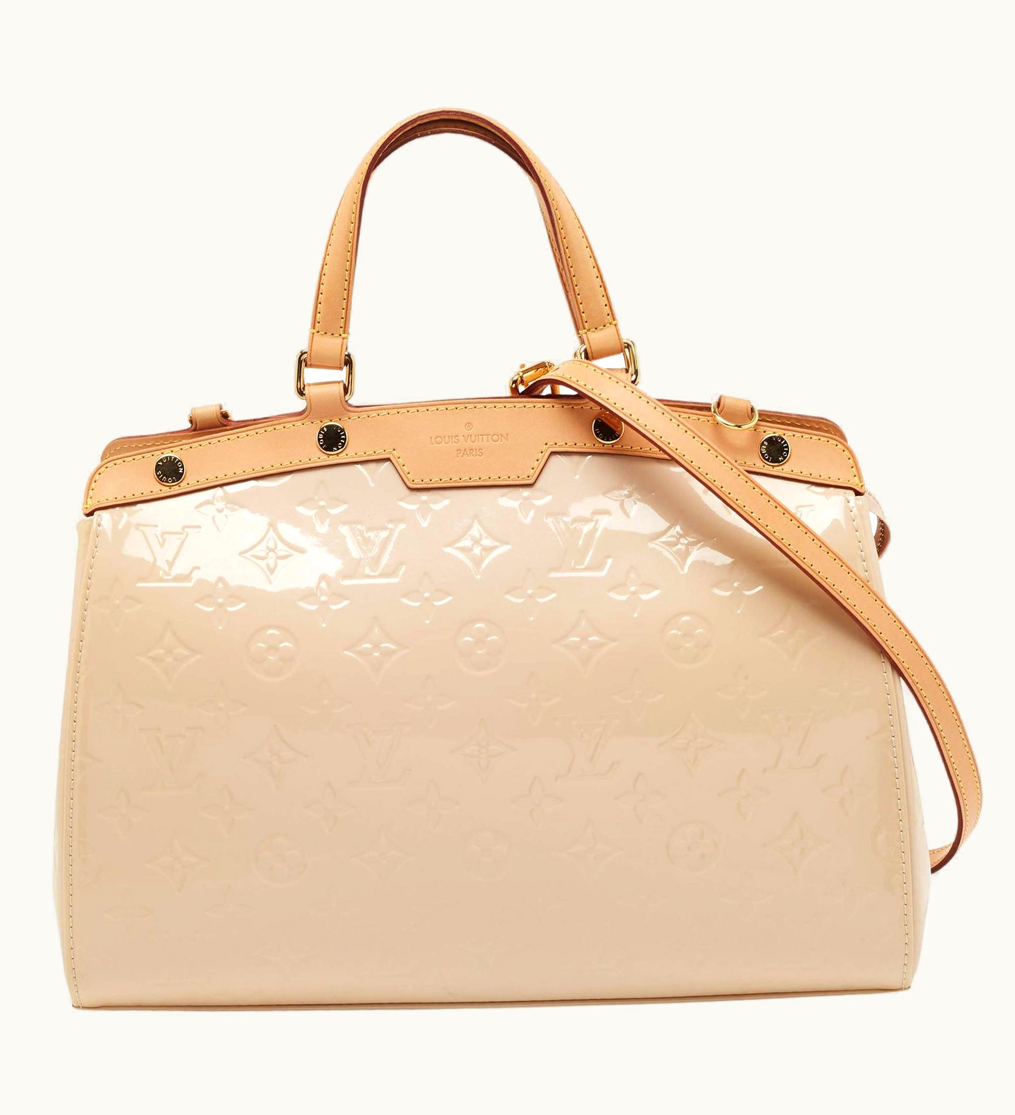 Louis Vuitton Louis Vuitton Rose Angelique Monogram Vernis Brea mm Bag