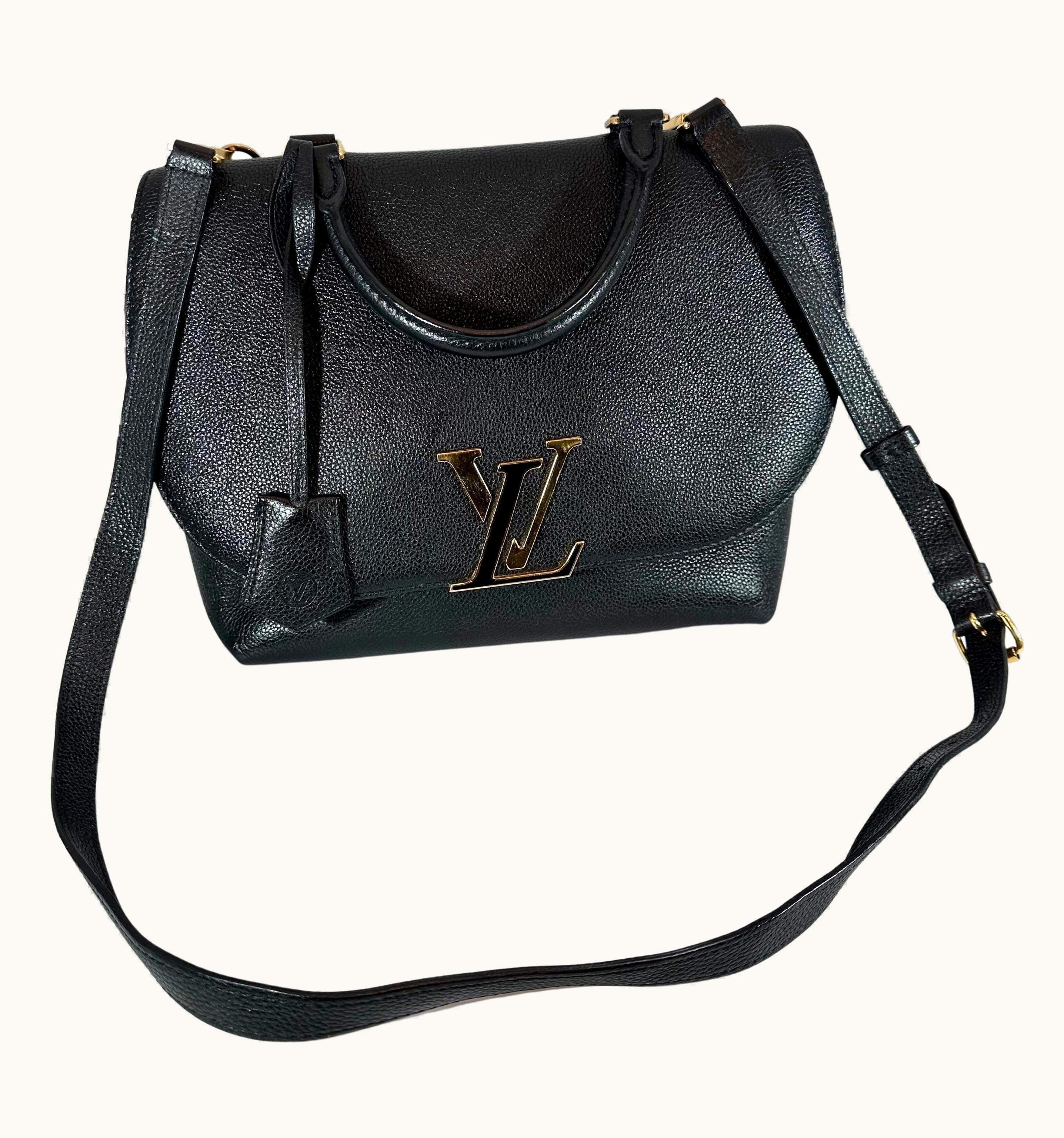 Louis Vuitton Louis Vuitton Black Taurillon Leather Volta BagS/S Hand Bag, Excellent Condition