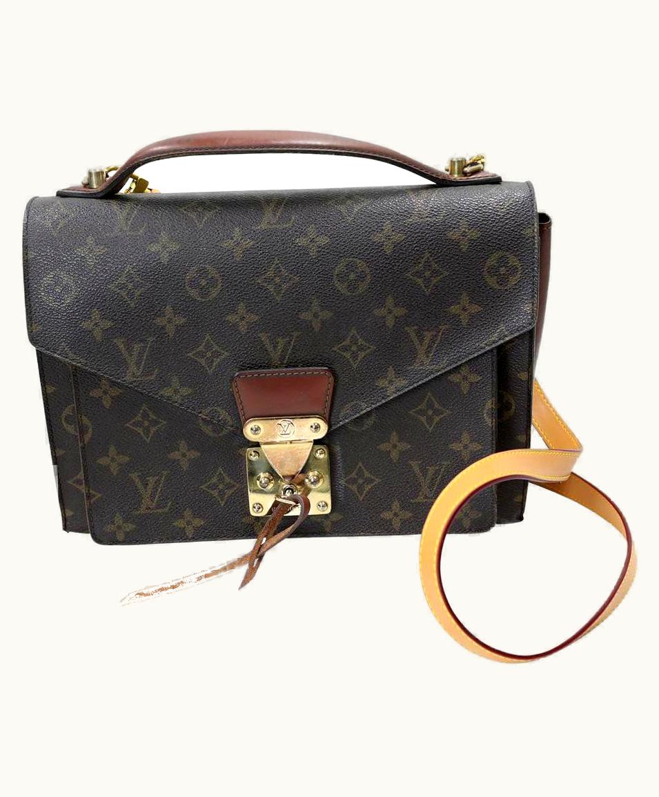Louis Vuitton Louis Vuitton Monceau Travel Bag Monogram Canvas Cross Body Bag Lv-b0504p-0005