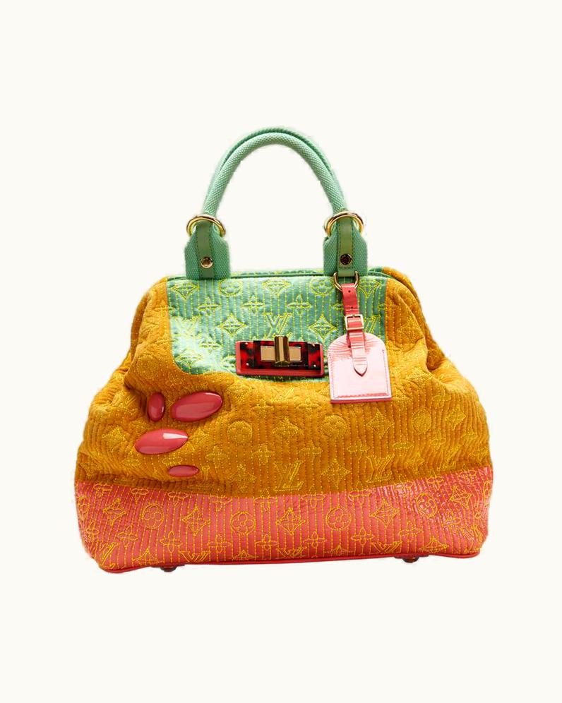 Louis Vuitton 2011 Louis Vuitton Richard Prince Monogram Motard Firebird Tote