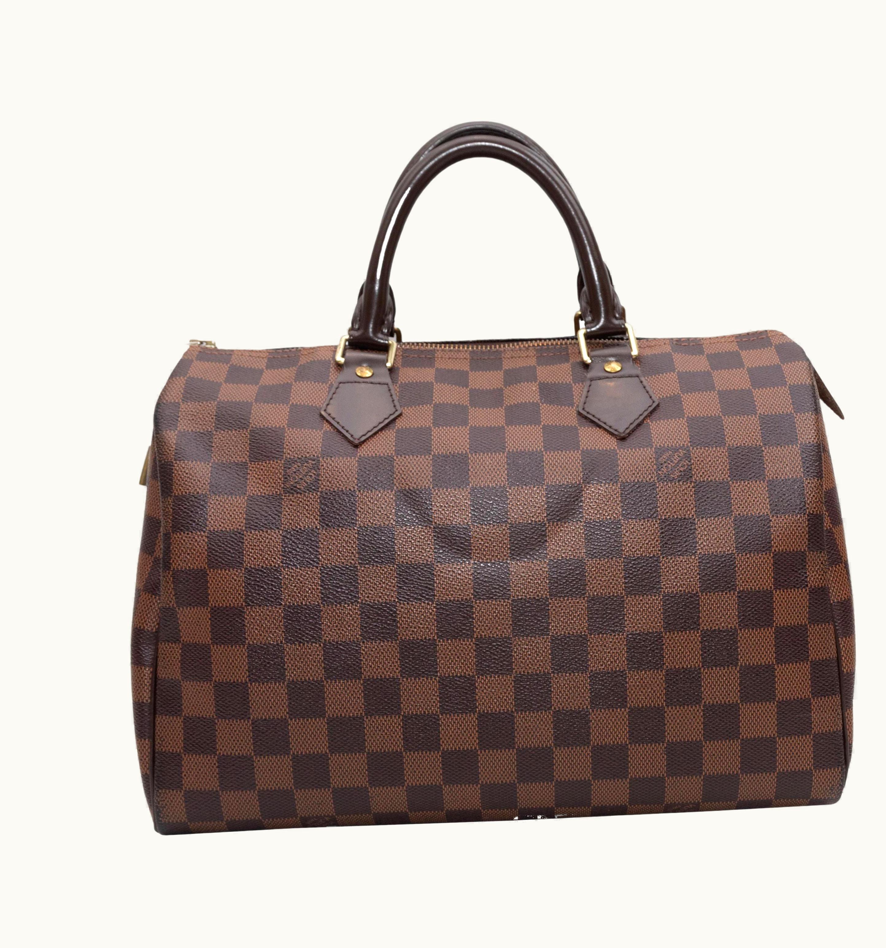 Louis Vuitton Louis Vuitton Brown Damier Ebene Speedy 30 2011 Handbag