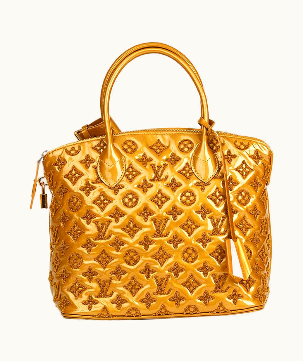 Louis Vuitton 2011 Louis Vuitton Mustard Patent Lambskin Monogram Fascination Lockit