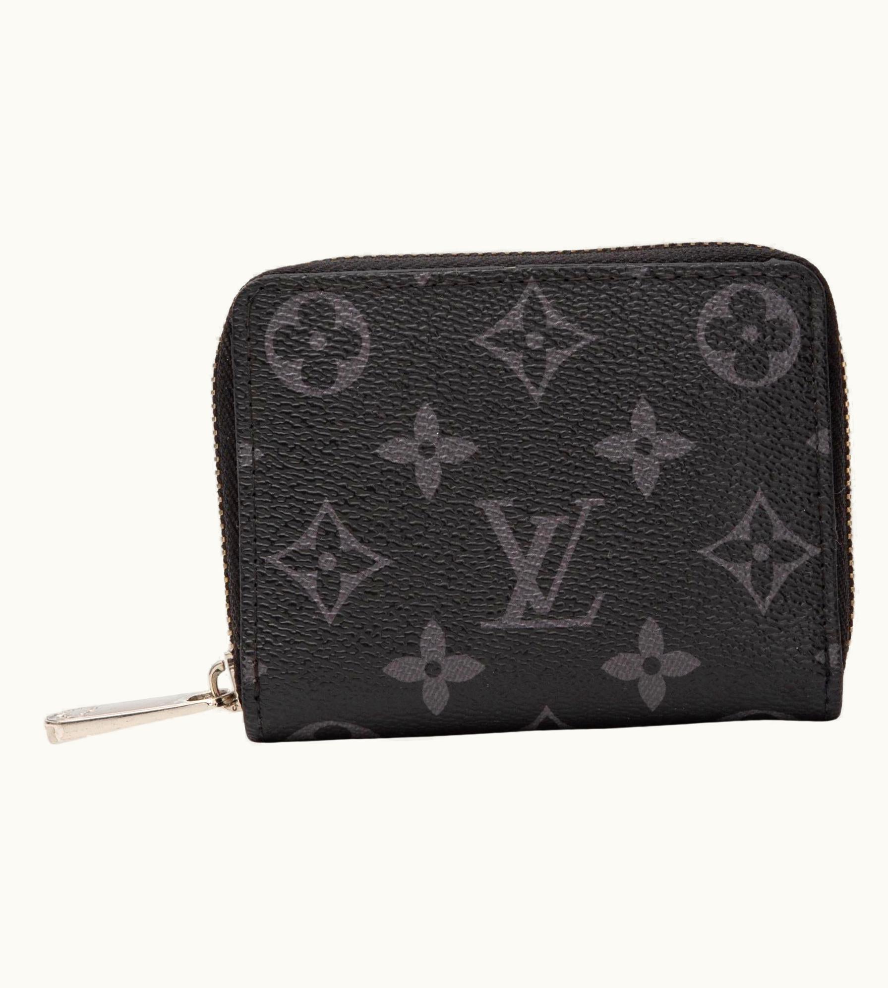 Louis Vuitton Louis Vuitton Black Monogram Eclipse Pouch Cardholder (2012)