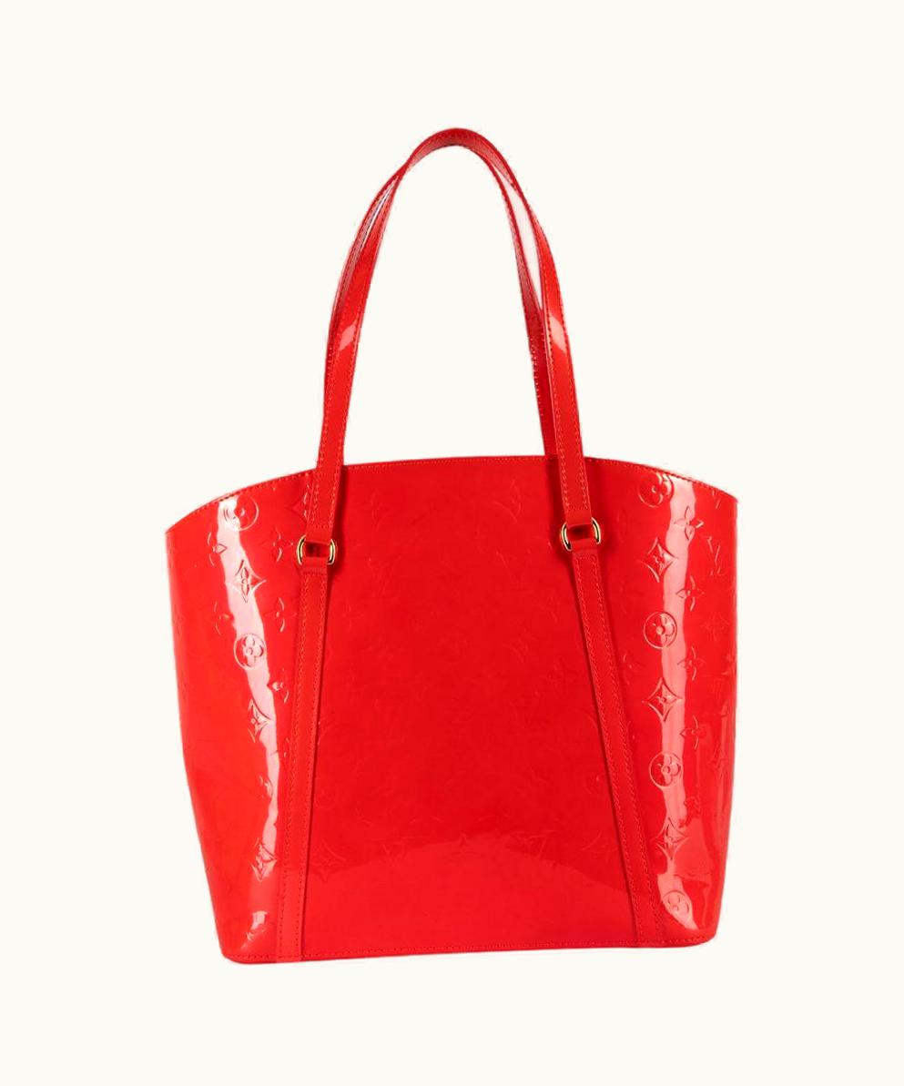 Louis Vuitton Louis Vuitton Women' 2012 Red Patent Leather Monogram Vernis Avalon