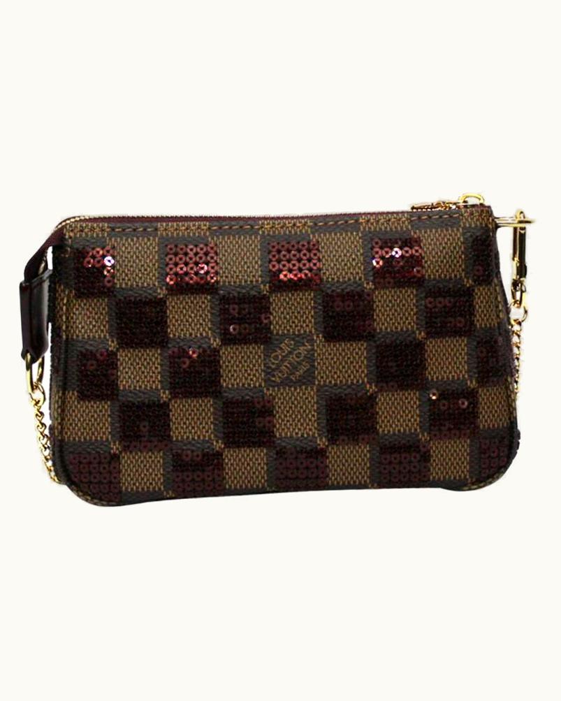 Louis Vuitton 2013 Louis Vuitton Damier Ebene Pochette Paillettes Bag